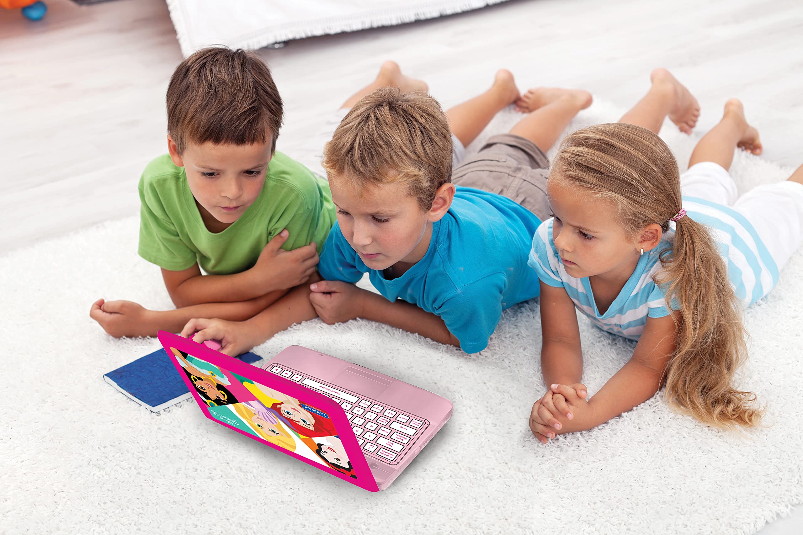 LEXIBOOK Disney Princess Educational Bilingual Laptop French/English | Ages 3+ | 124 Activities 7