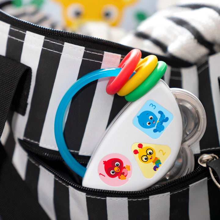 Baby Einstein Tiny Tambourine Musical Toy & Rattle - Multicolored, Model 12925