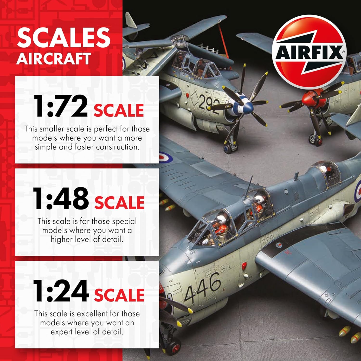 Airfix Starter Set – Messerschmitt Bf109F-4 Modellbausatz für Kinder ab 8 Jahren