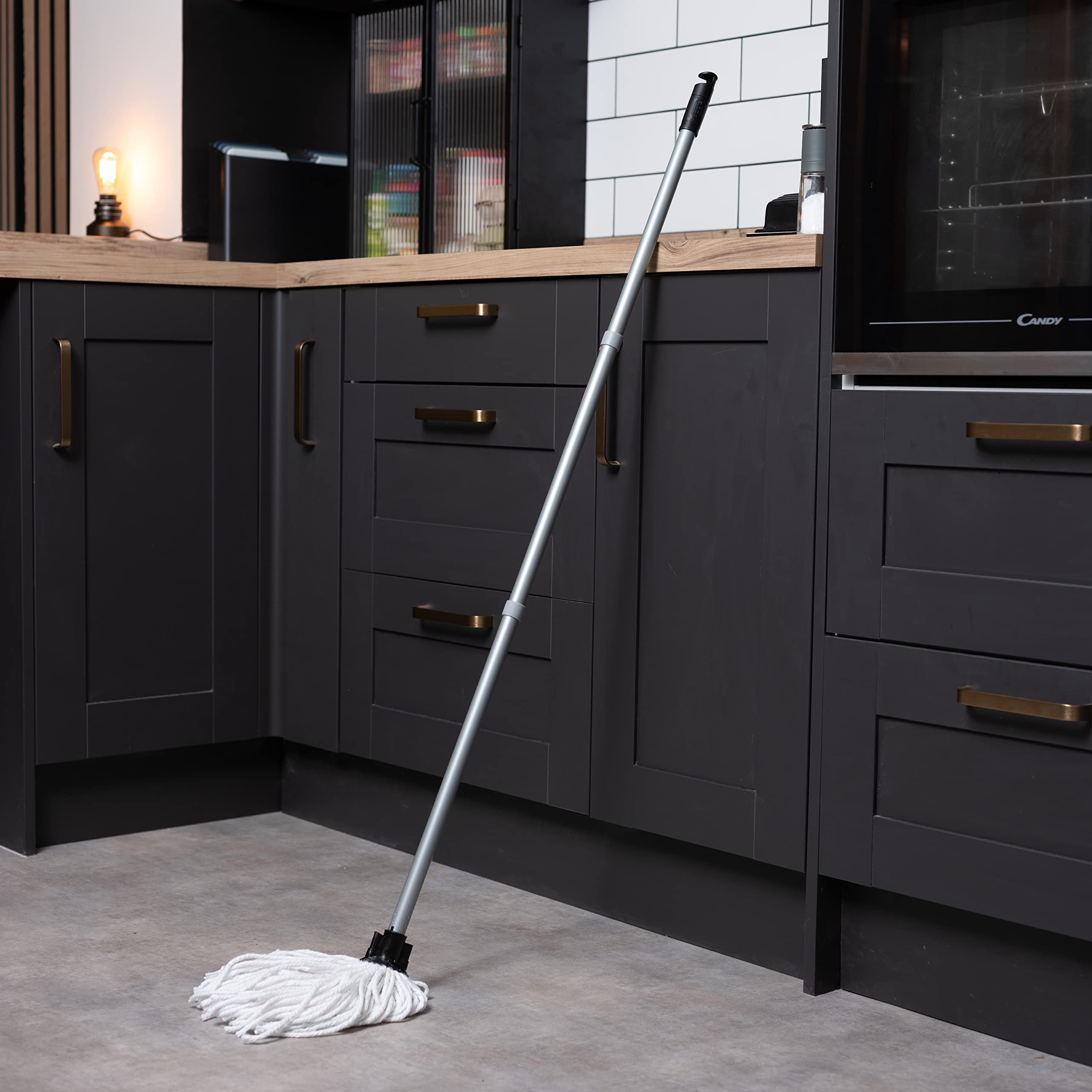 Addis - Cotton Mop with 3-Piece Handle for Home & Commercial Use 6