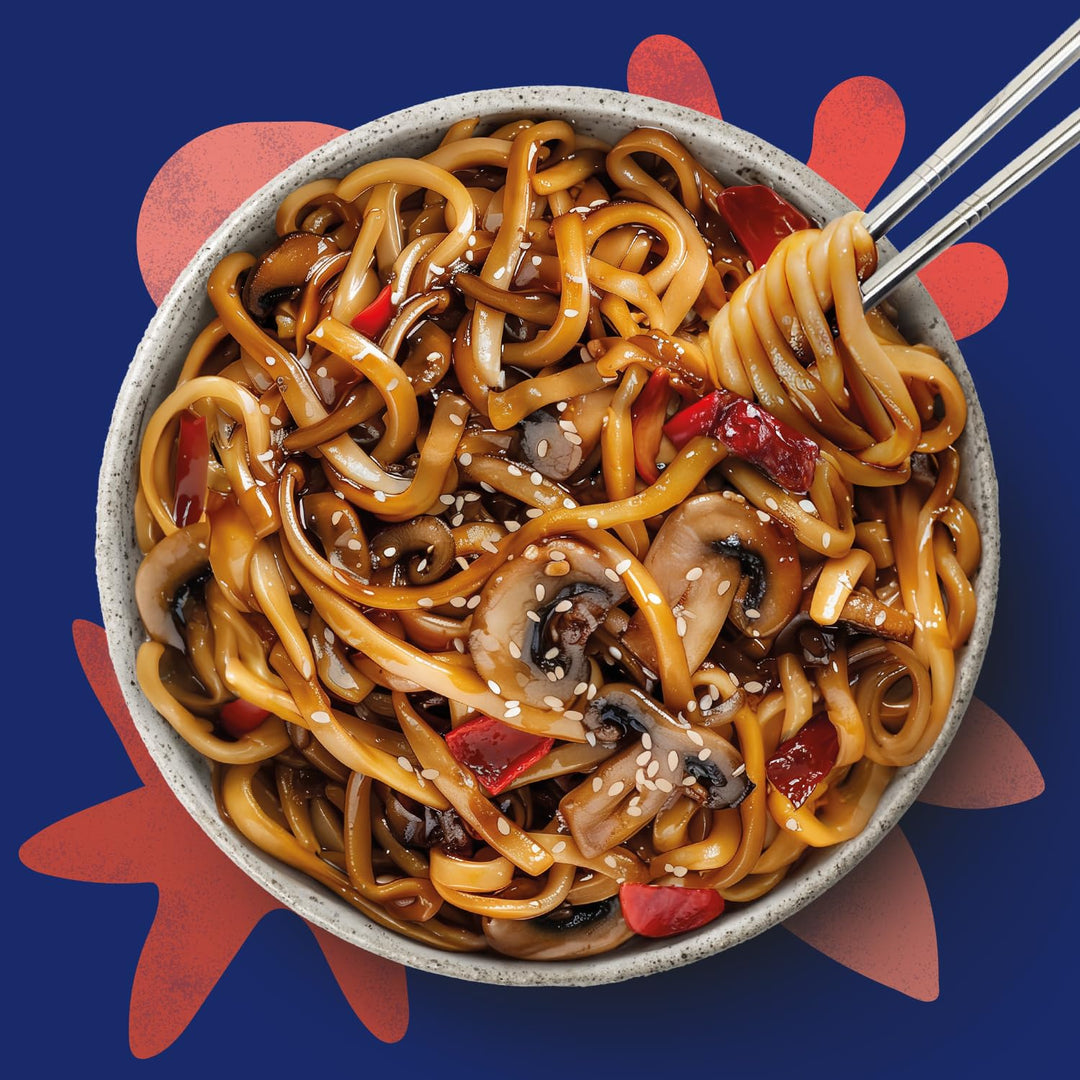 Ben's Original - Street Food Japanese Teriyaki Style Noodles Ready Meal (6x 250g)