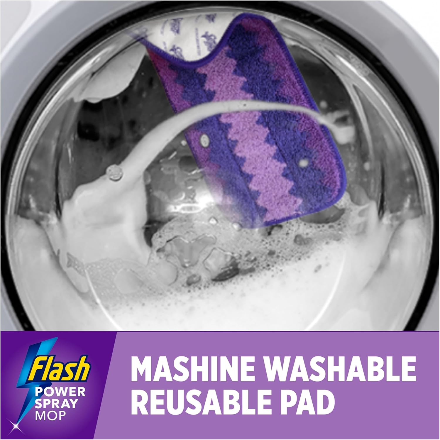 Flash Powermop Floor Cleaner Starter Kit - Spray Mop with Washable Microfiber Pad 4