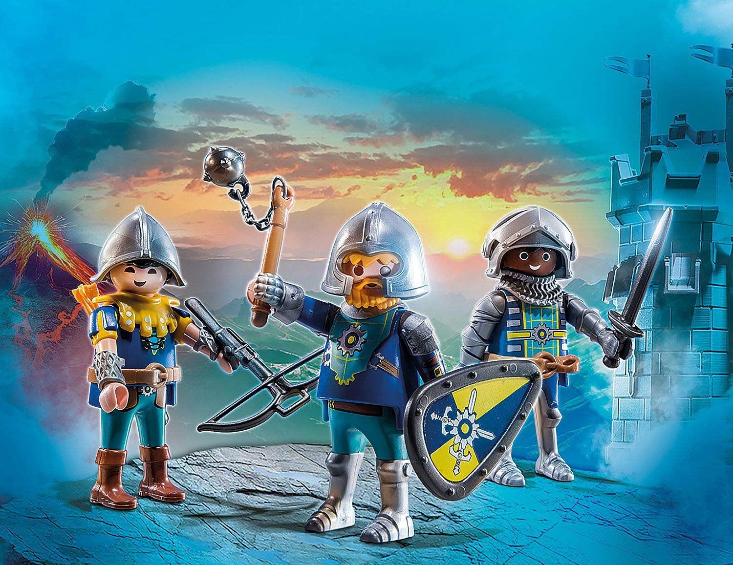 PLAYMOBIL Novelmore Knights 3 Figure Set - Action Figures for Ages 4+ 2
