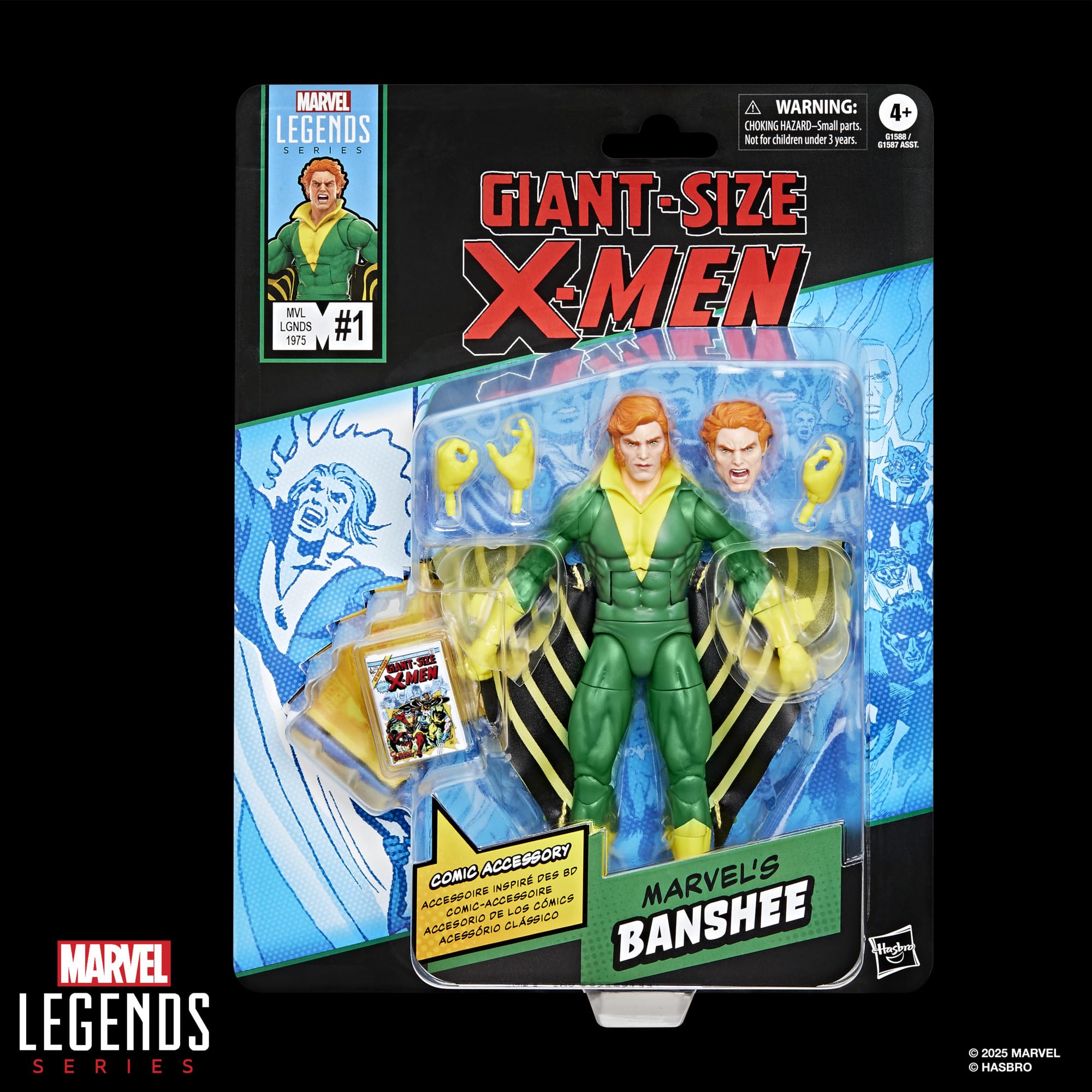 Marvel Legends Series Banshee Action Figure - 6-Inch Collectible with Articulation & Accessories 11