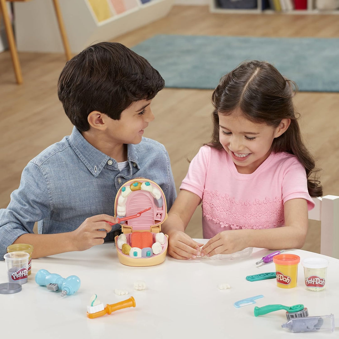 Play-Doh Drill 'n Fill Dentist - Pretend Play Dental Set for Kids 3+