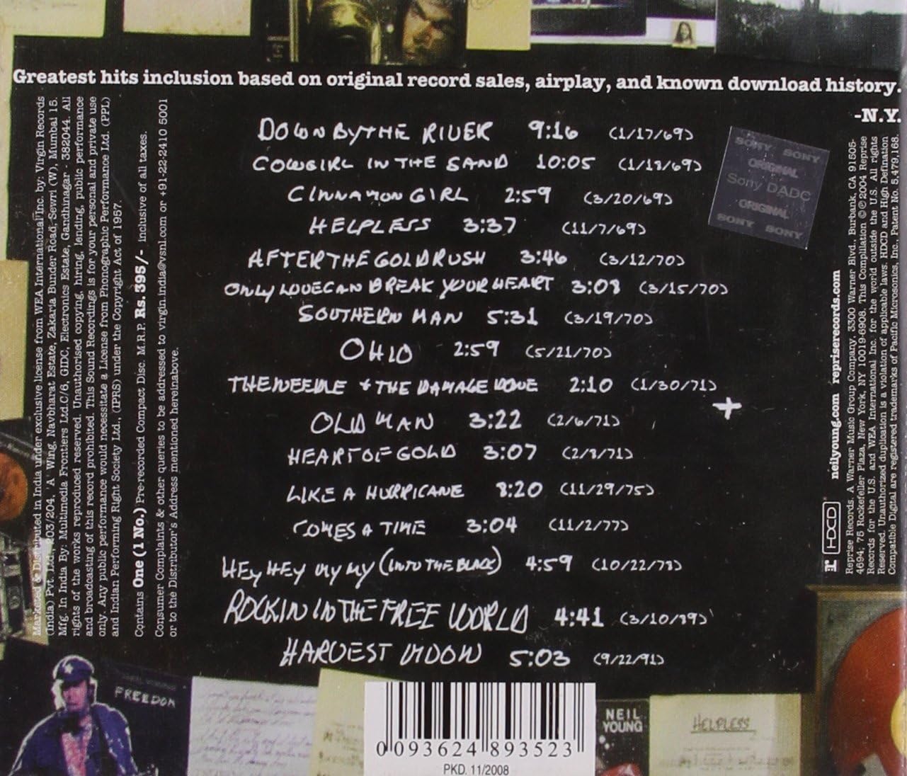 Neil Young - Greatest Hits Audio CD 2