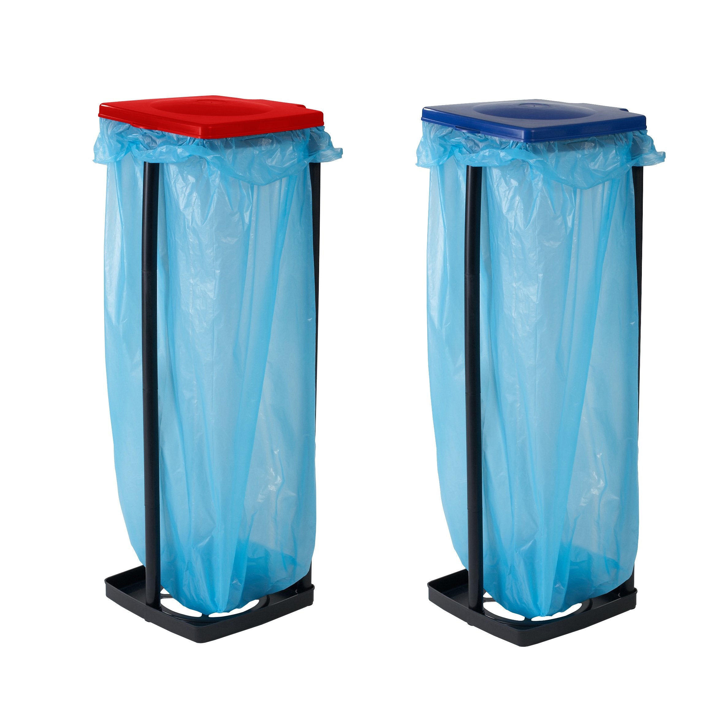 Axentia Top Star Bin Bag Holder Stand - 120L Capacity | Height Adjustable | Plastic 3