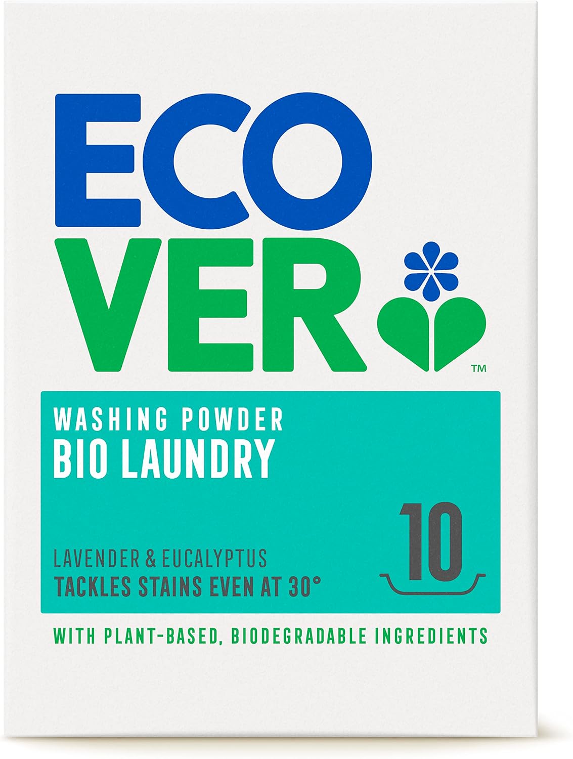 Ecover Biological Concentrated Washing Powder (750g) - Lavender & Eucalyptus Scent