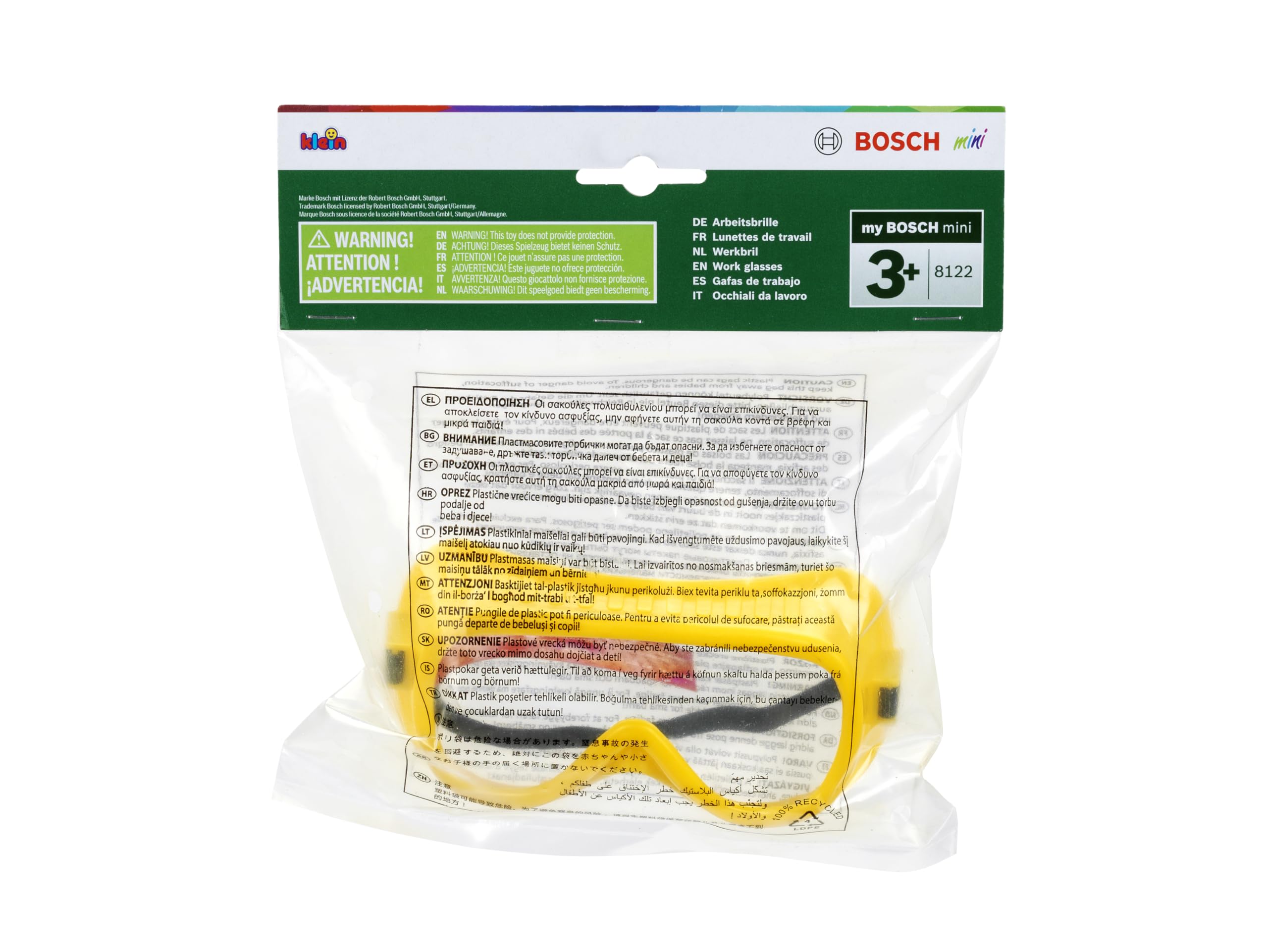 Theo Klein 8122 Bosch Protective Spectacles Toy Glasses with Flexible Elastic Band 4