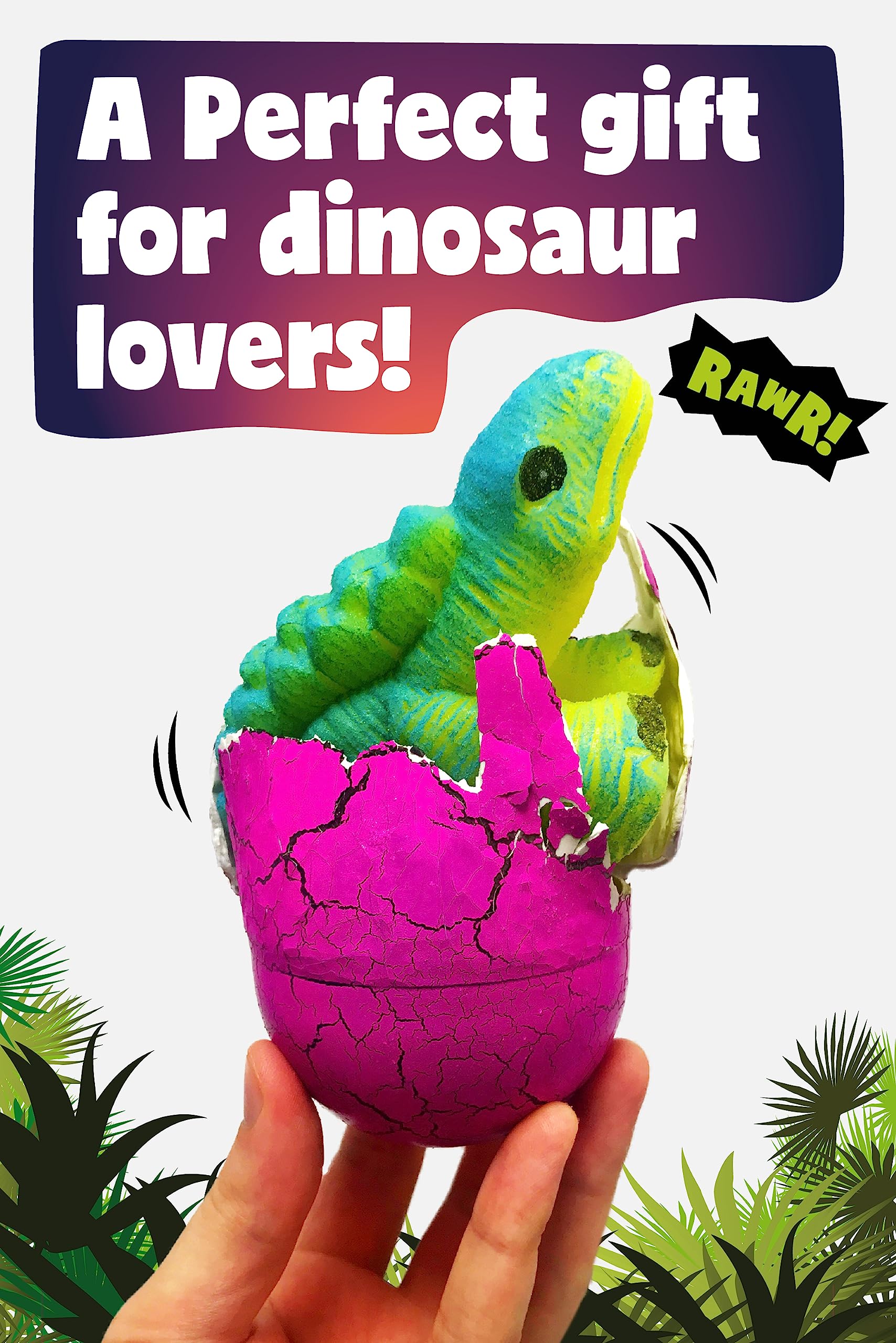 Nurchums Hatching Egg - Grow Your Own Stegosaurus Dinosaur (Large 11cm) 6