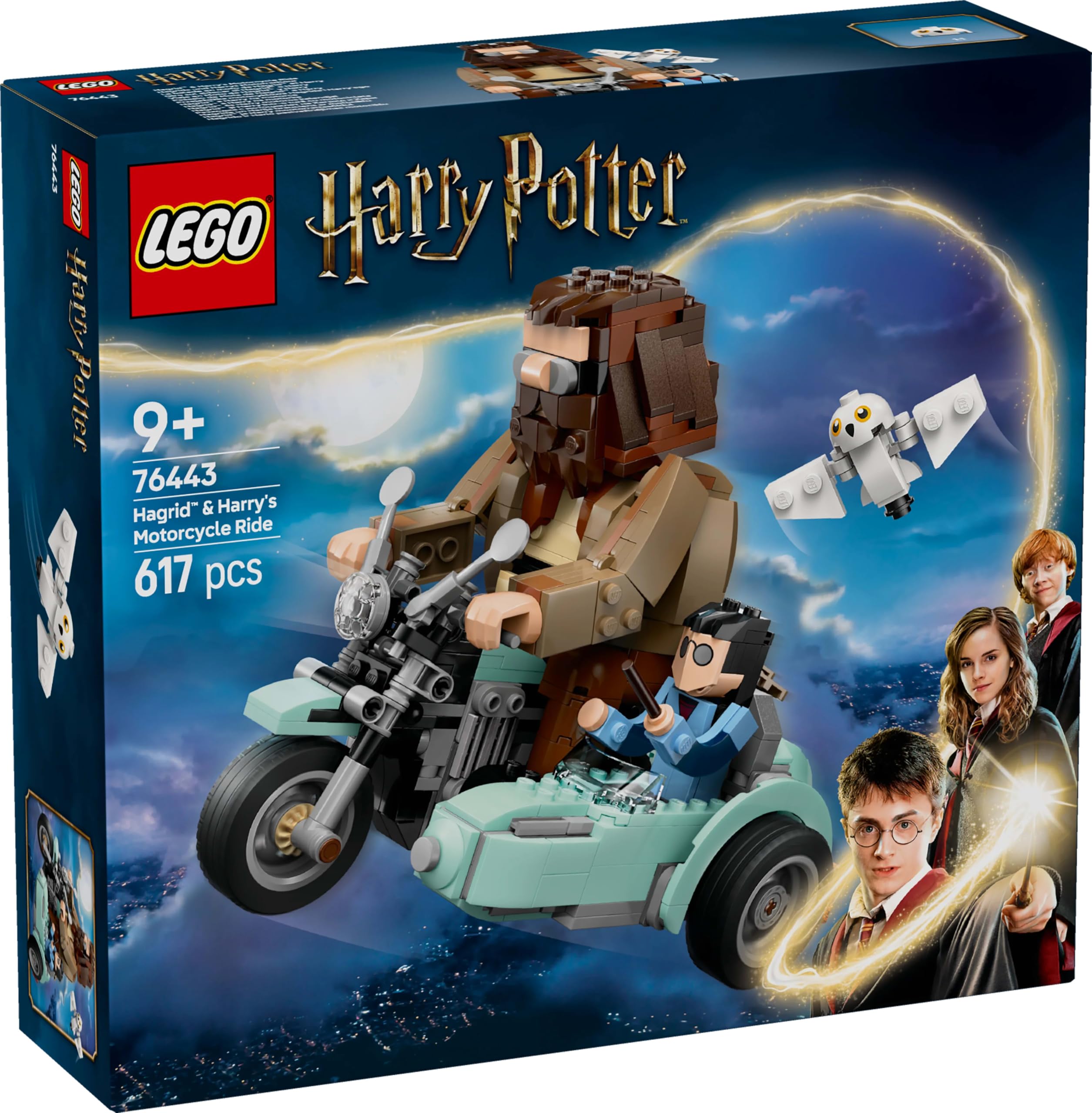 LEGO Harry Potter Hagrid & Harry’s Motorcycle Ride - Buildable Vehicle Playset for Ages 9+ 8