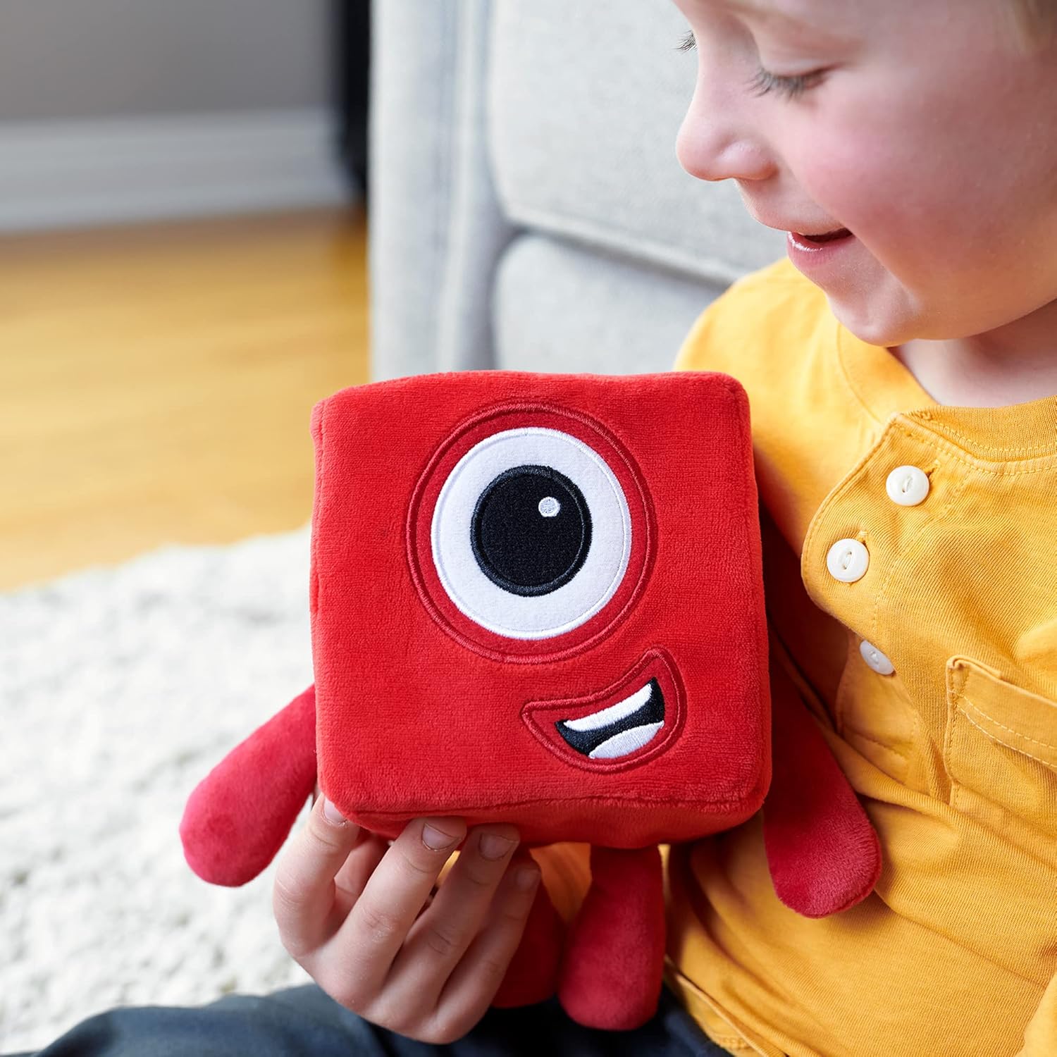 Numberblocks One Plush Toy - Soft Tactile Stuffed Animal for Toddlers 18 Months+ 7