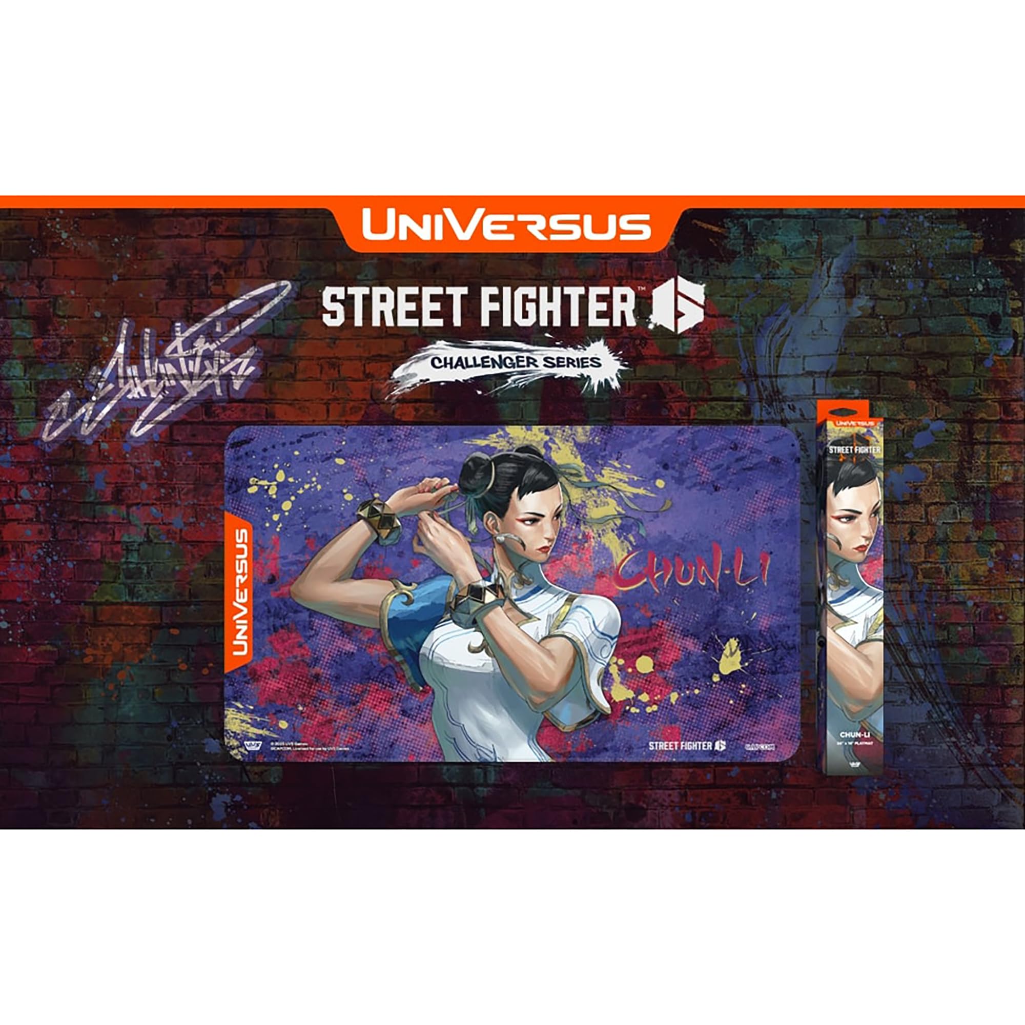UniVersus Street Fighter 6 Challenger Series Playmat - Chun-Li - 24 x 14 3