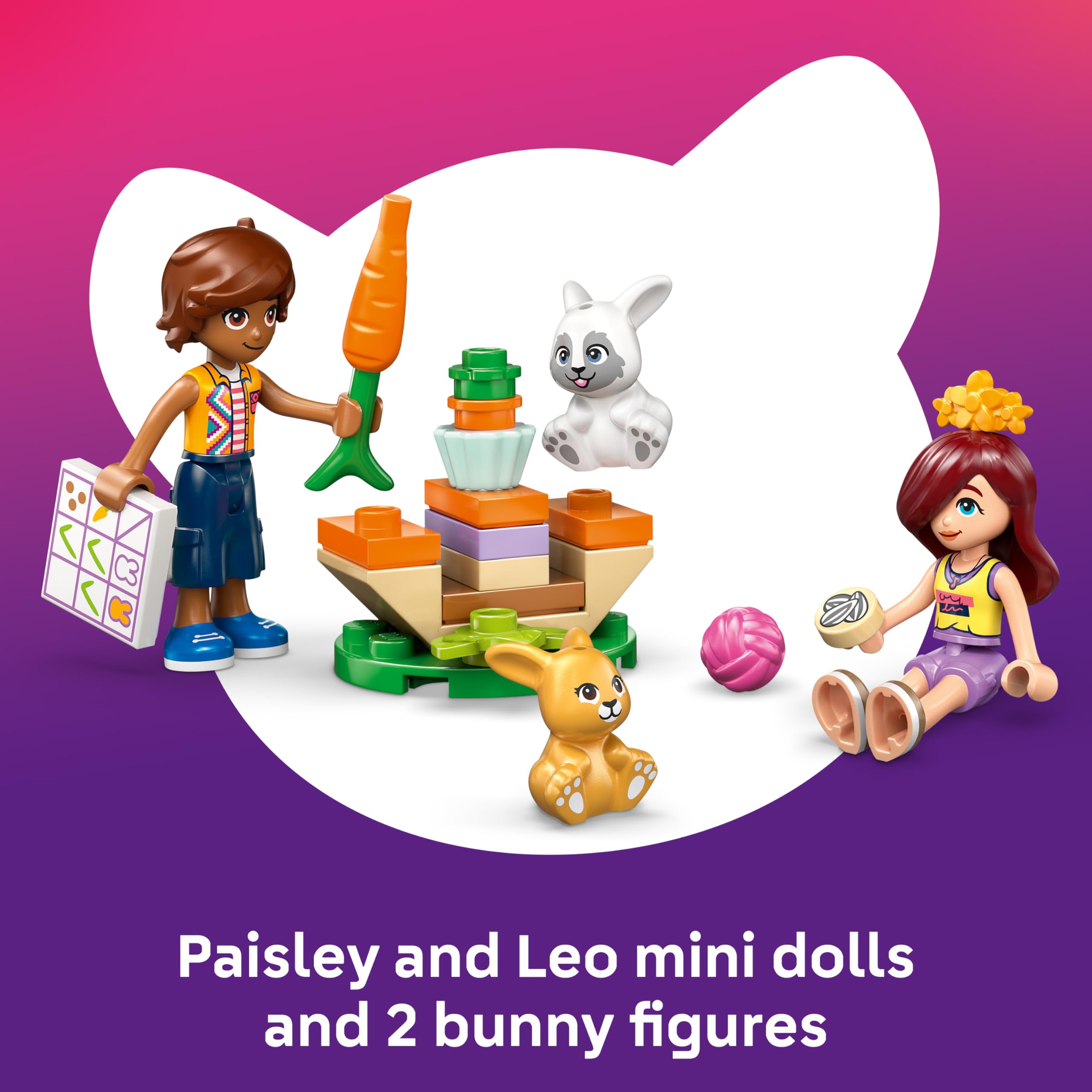 LEGO Friends Heartlake City Bunny Hotel Building Set - 2 Mini Dolls, 2 Animal Figures, Ages 5+ 5