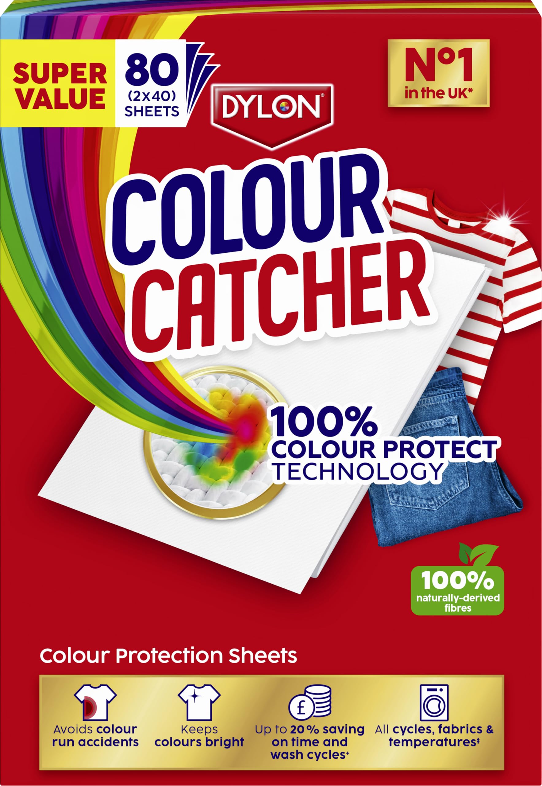 Colour Catcher - Farbschutzblätter (80 Blatt)