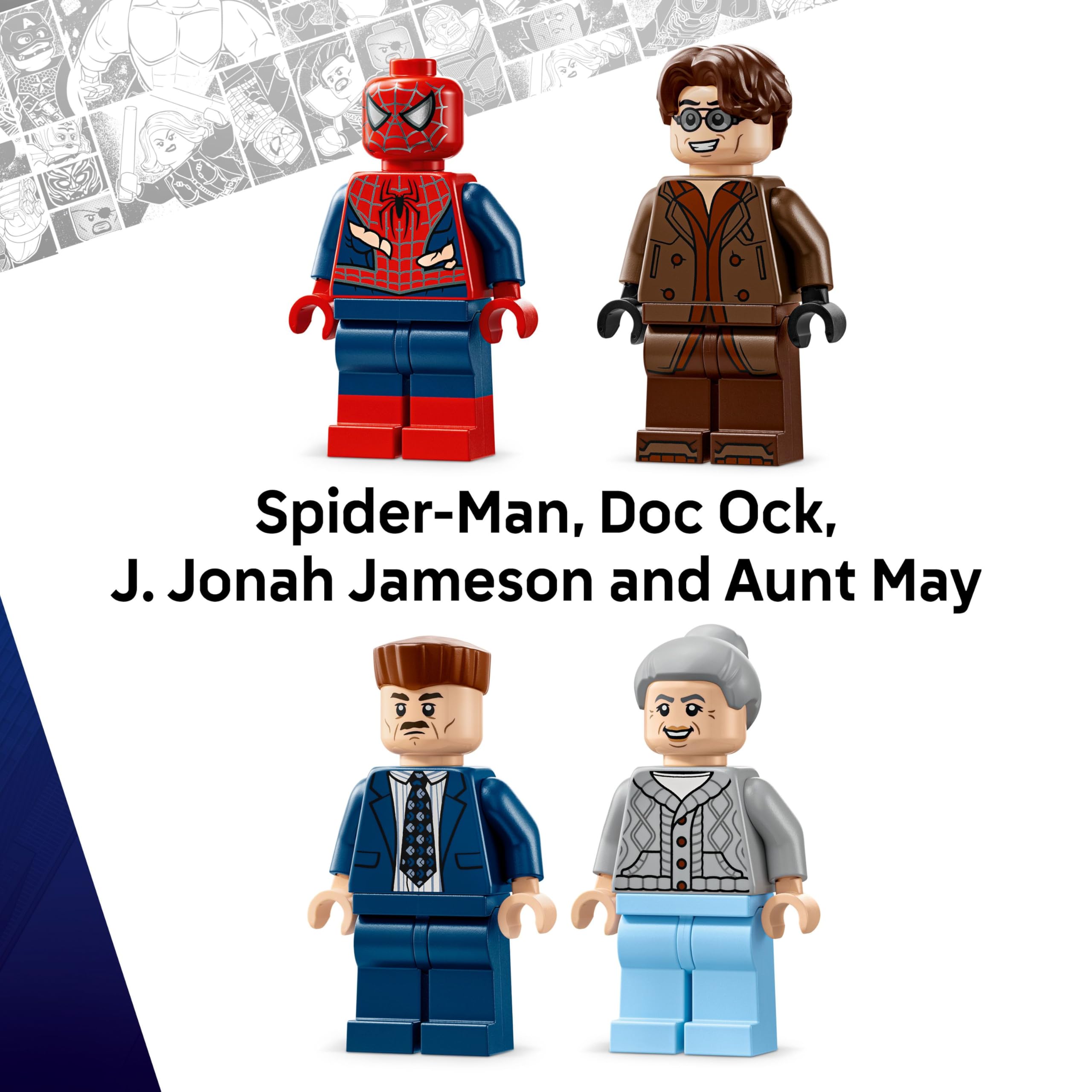 LEGO Marvel Spider-Man vs. Doc Ock Subway Train Scene Building Set | 9+ Years 5