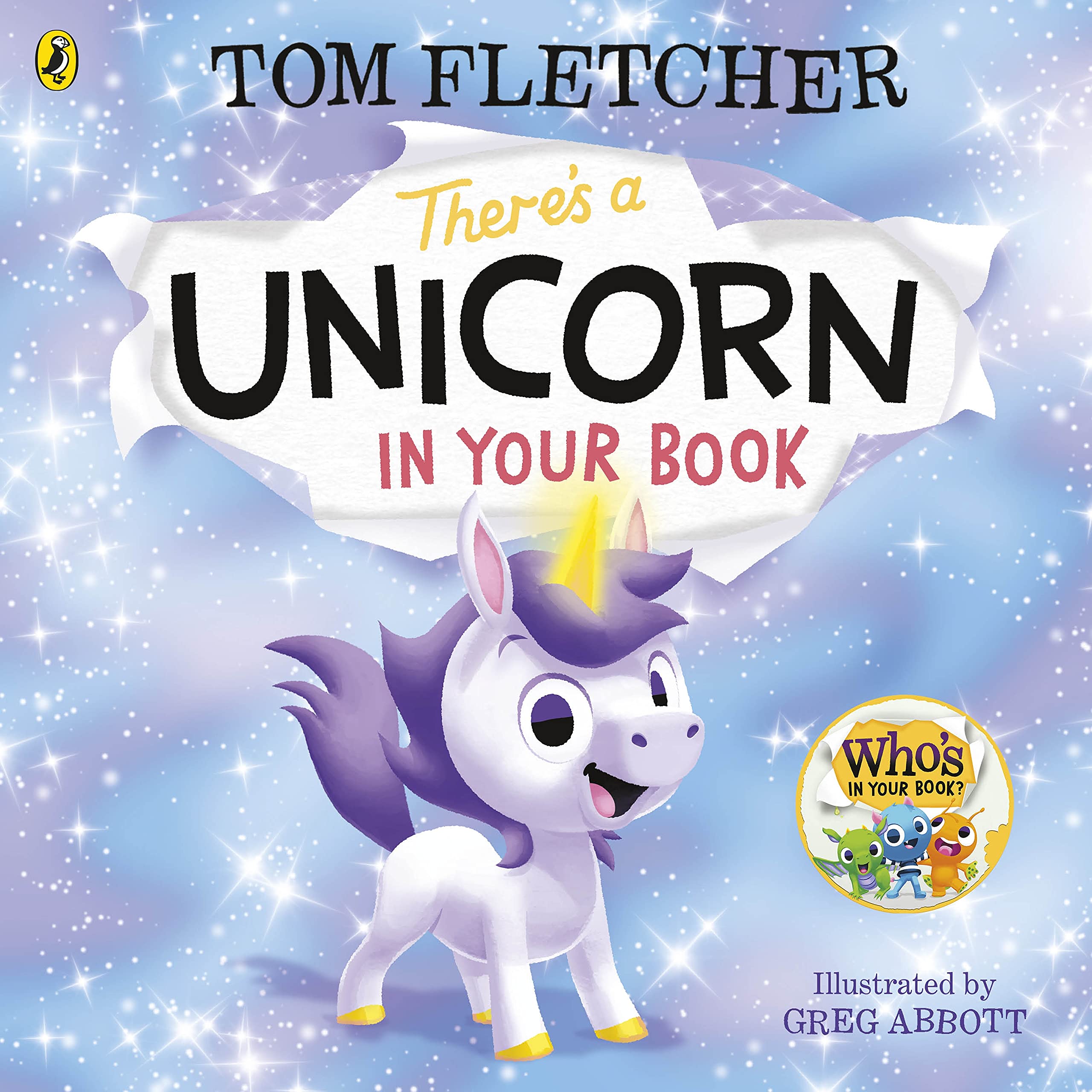 Penguin There's a Unicorn in Your Book (Who's in Your Book?) Paperback | Ages 3-5