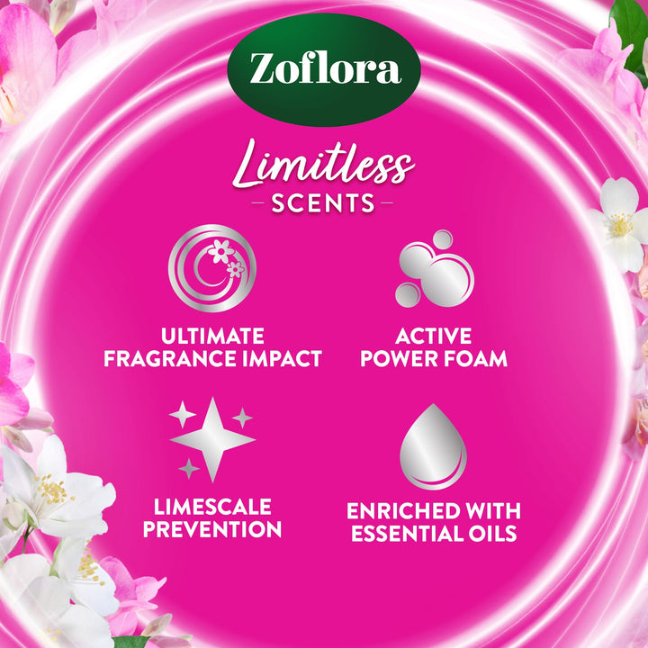 Zoflora - Freesia & Jasmine Fragrance Burst Toilet Rim Blocks, 2 x 131g