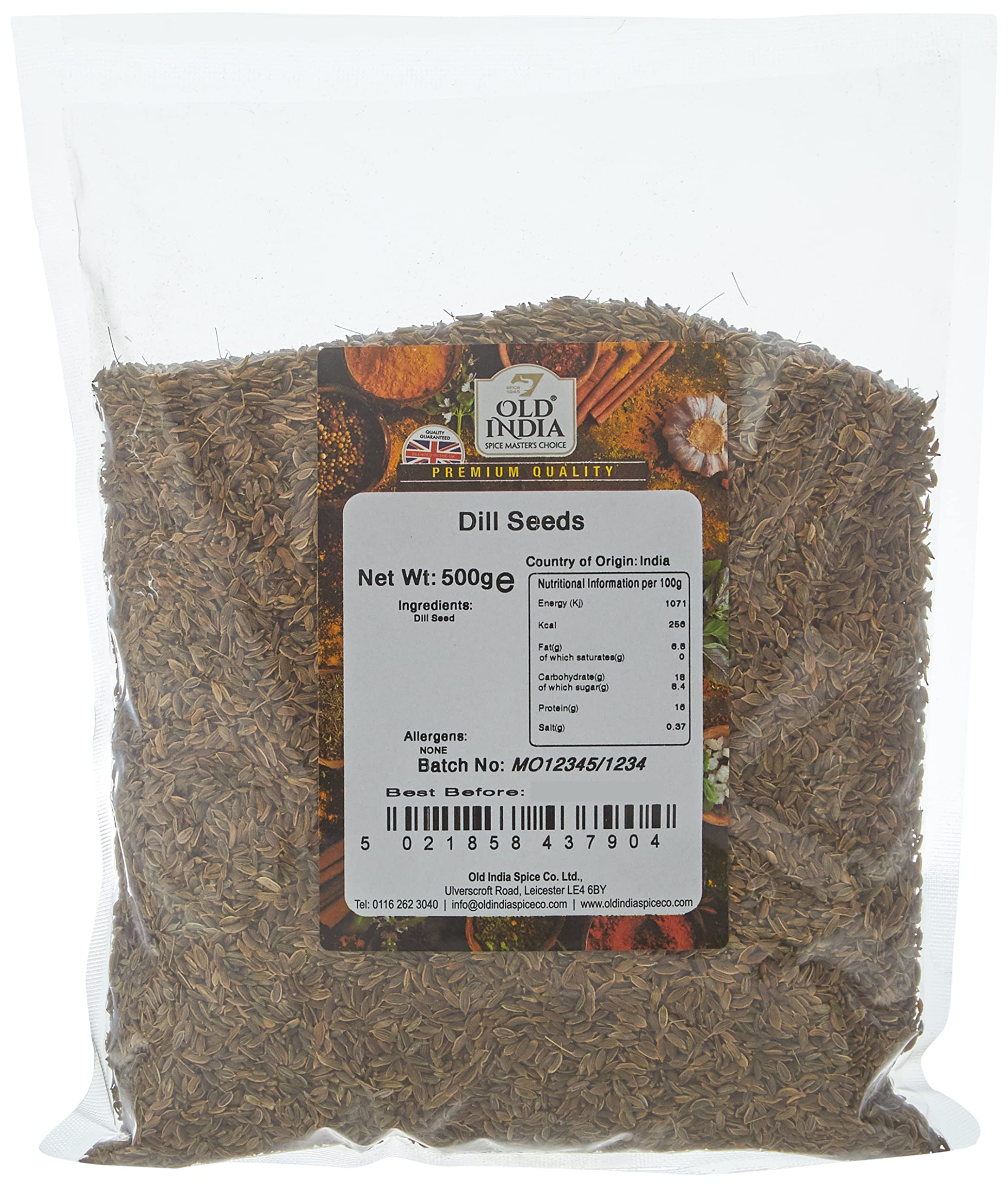 Old India Dill Seeds - 100% Natural Whole Spice | 500g Pack 1