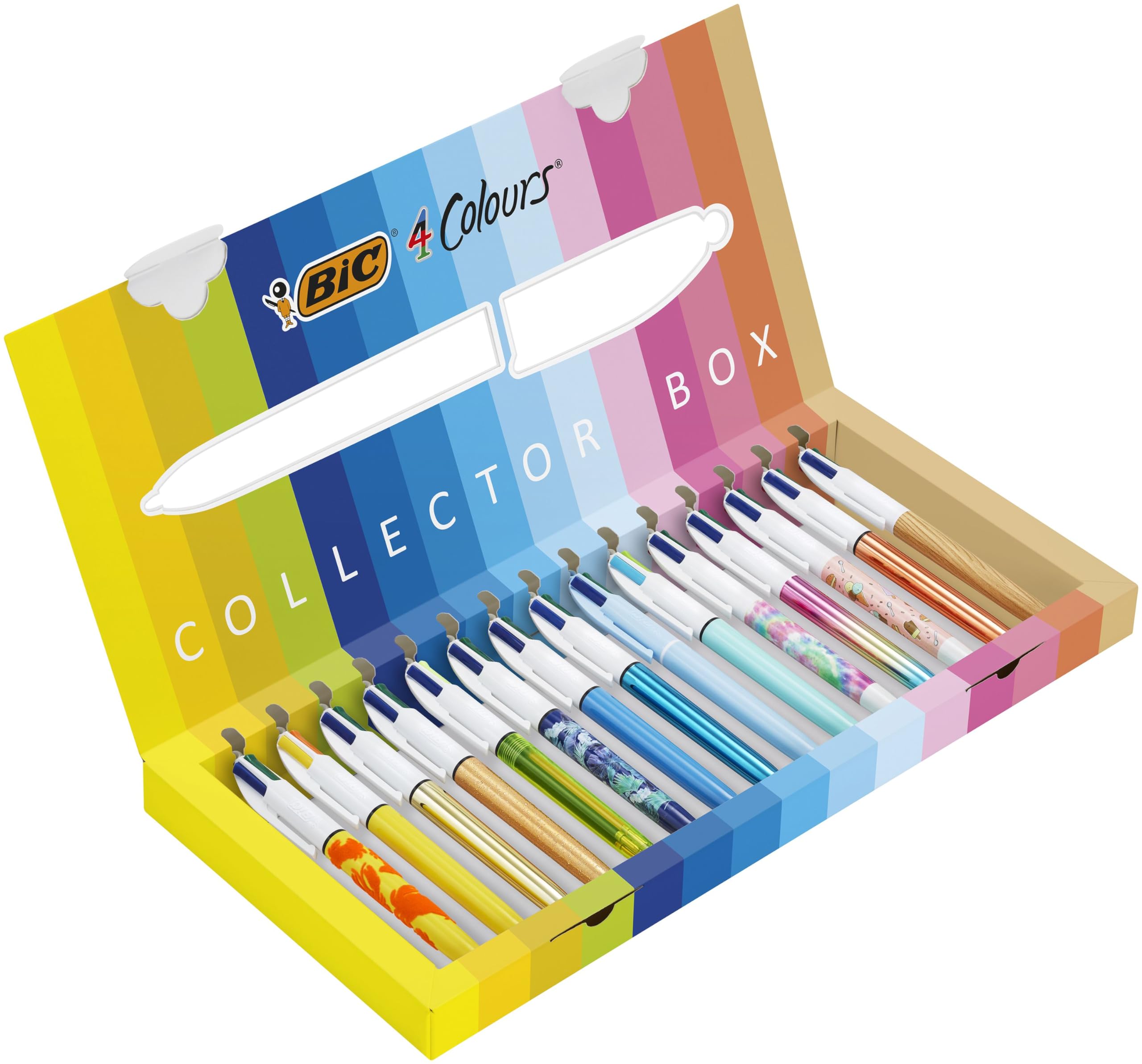 BIC 4 Colours Special Collection Ballpoint Pens - 15 Pack | 1.0mm Medium Point | Multicolor Ink 1