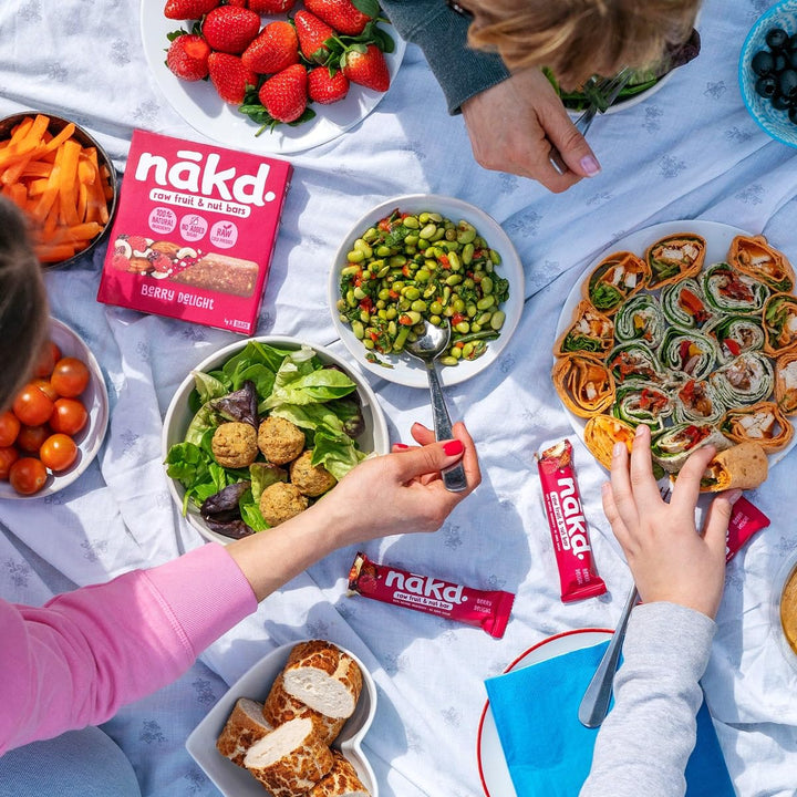 Nakd Raw Fruit & Nut Bar Variety Pack - 18 x 35g - Vegan, Gluten-Free, No Added Sugar