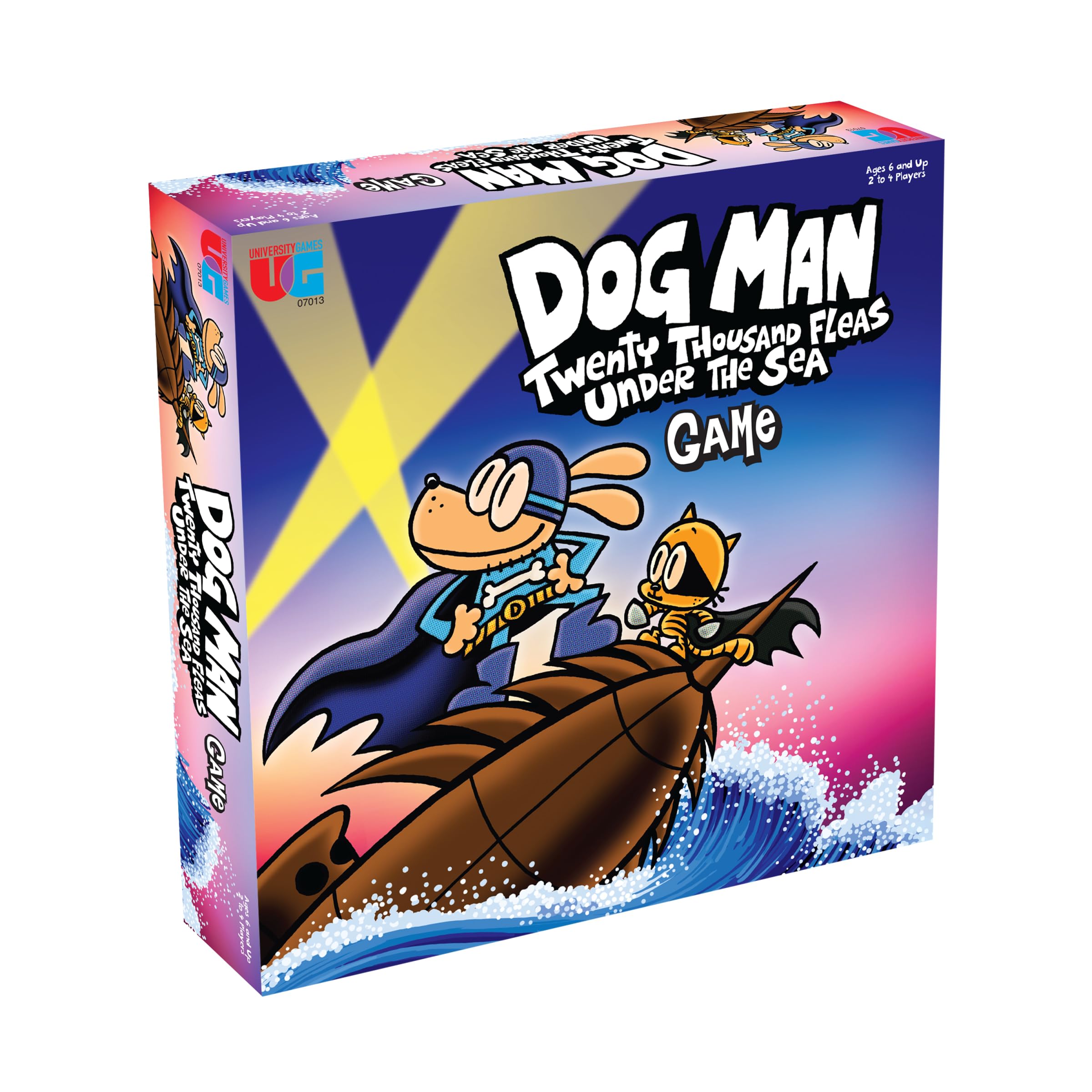 University Games Dog Man 20,000 Fleas Under the Sea Board Game 1