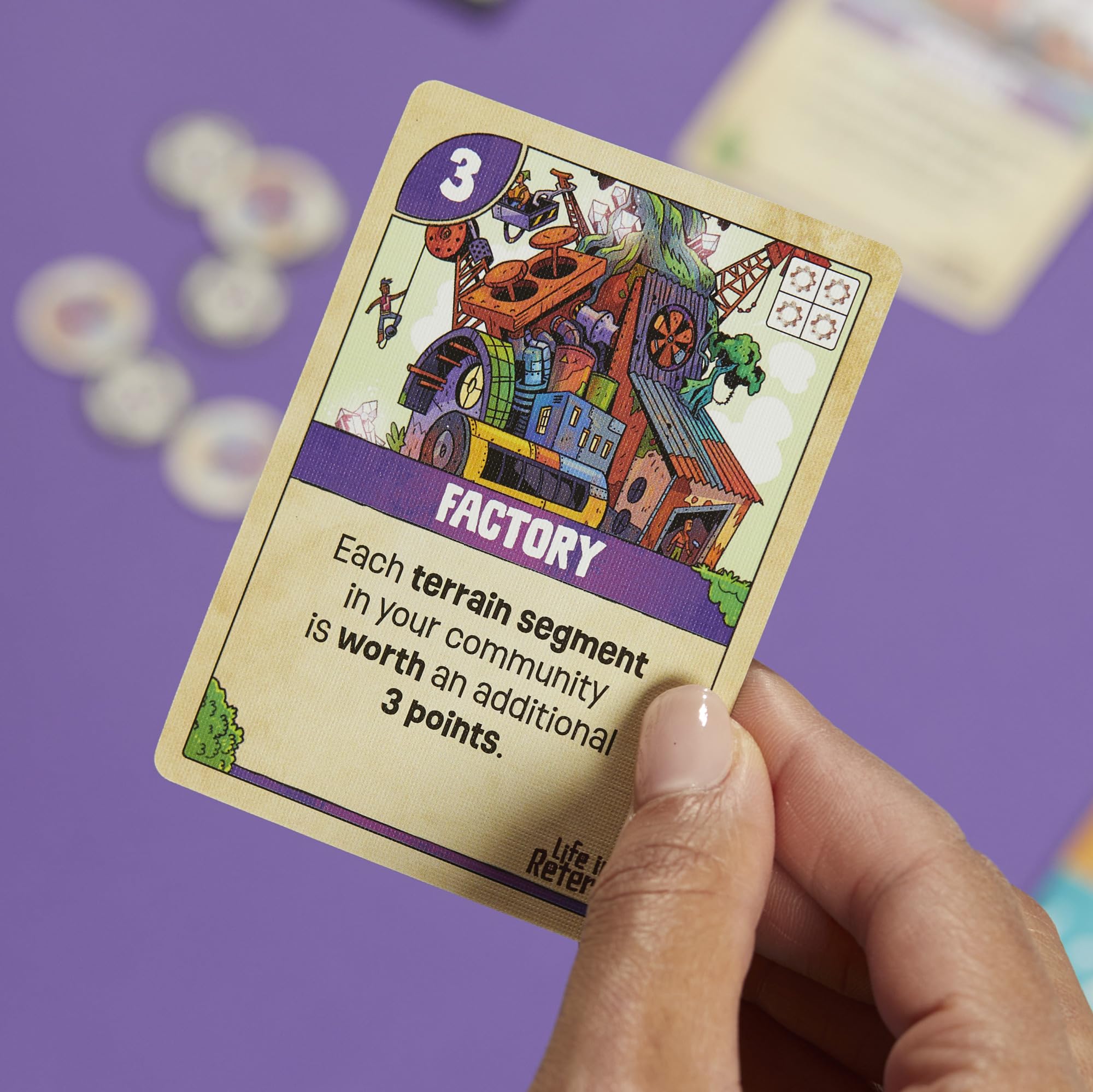 Hasbro Gaming Life in Reterra Moonrise Expansion Board Game 5