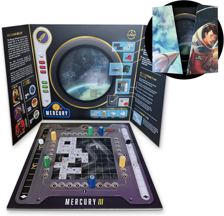 Th3rd World Studios Mission Control Critical Orbit Strategy Board Game