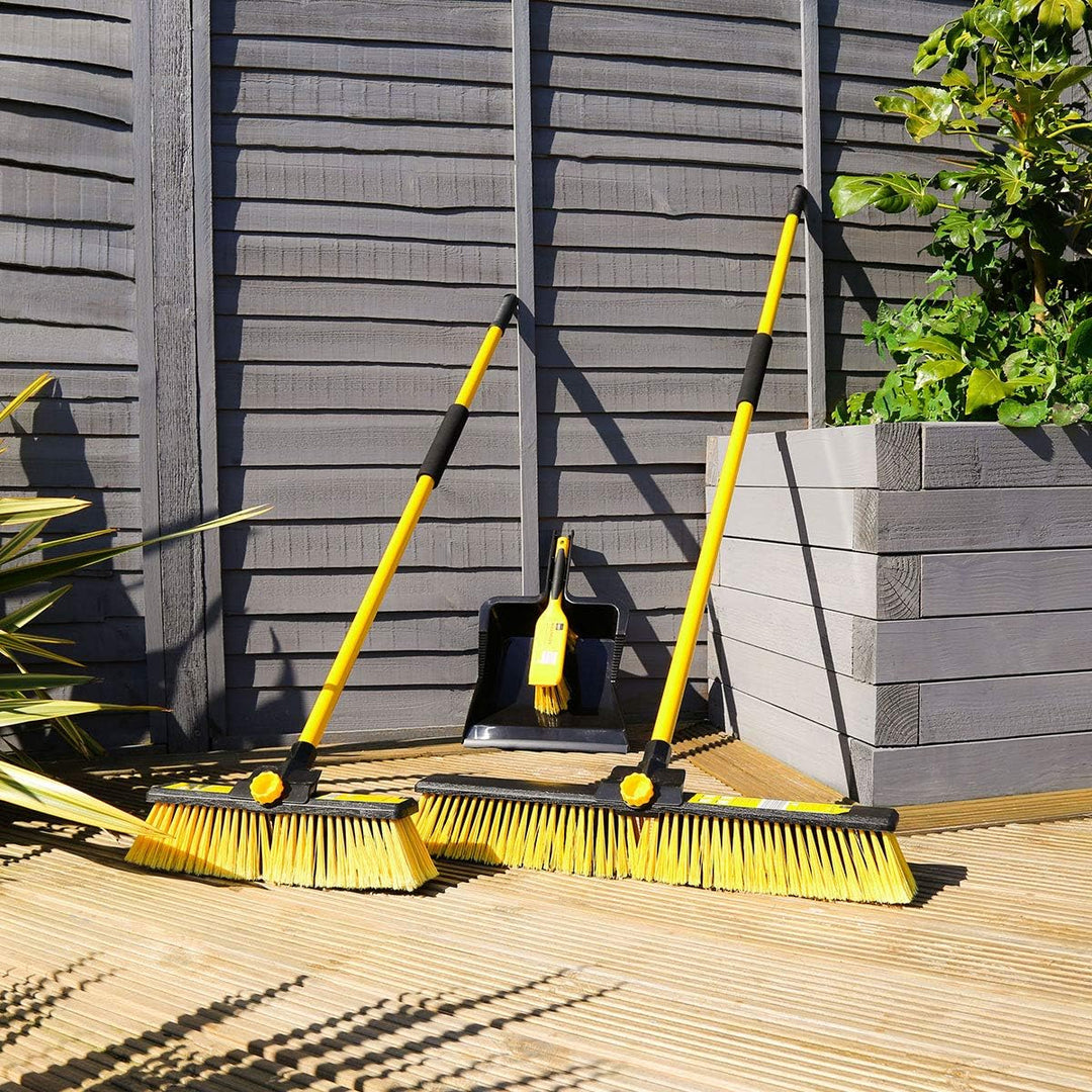 Charles Bentley - Bulldozer Heavy Duty Dustpan & Brush Set