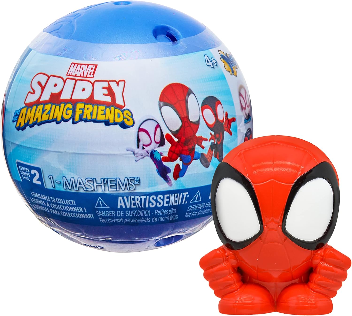Mash"ems Spidey and His Amazing Friends - Squishy Collectible Capsule, Styles May Vary 1