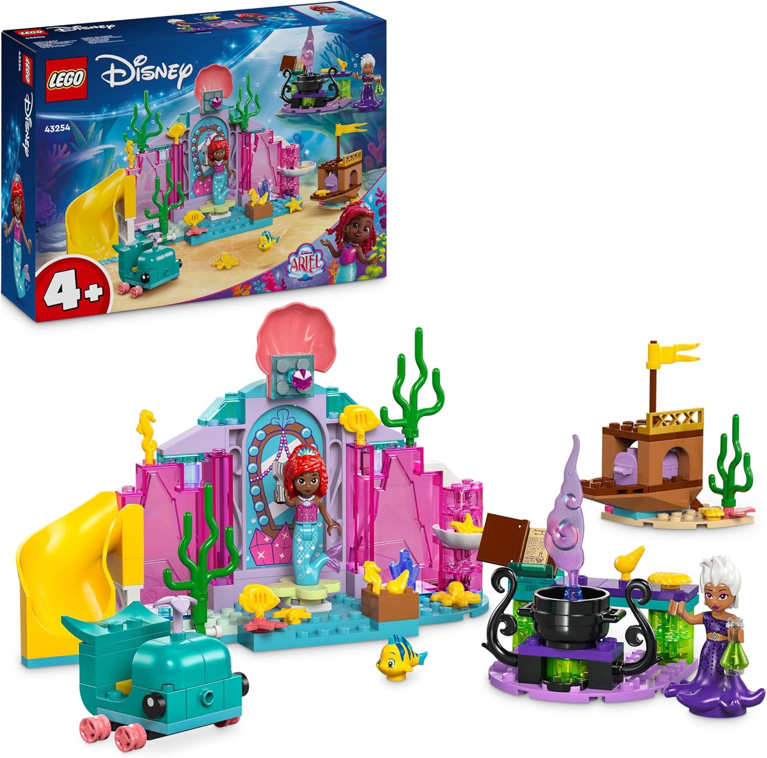 LEGO ǀ Disney Princess Ariel’s Crystal Cavern Buildable Playset for Kids 4+ 1