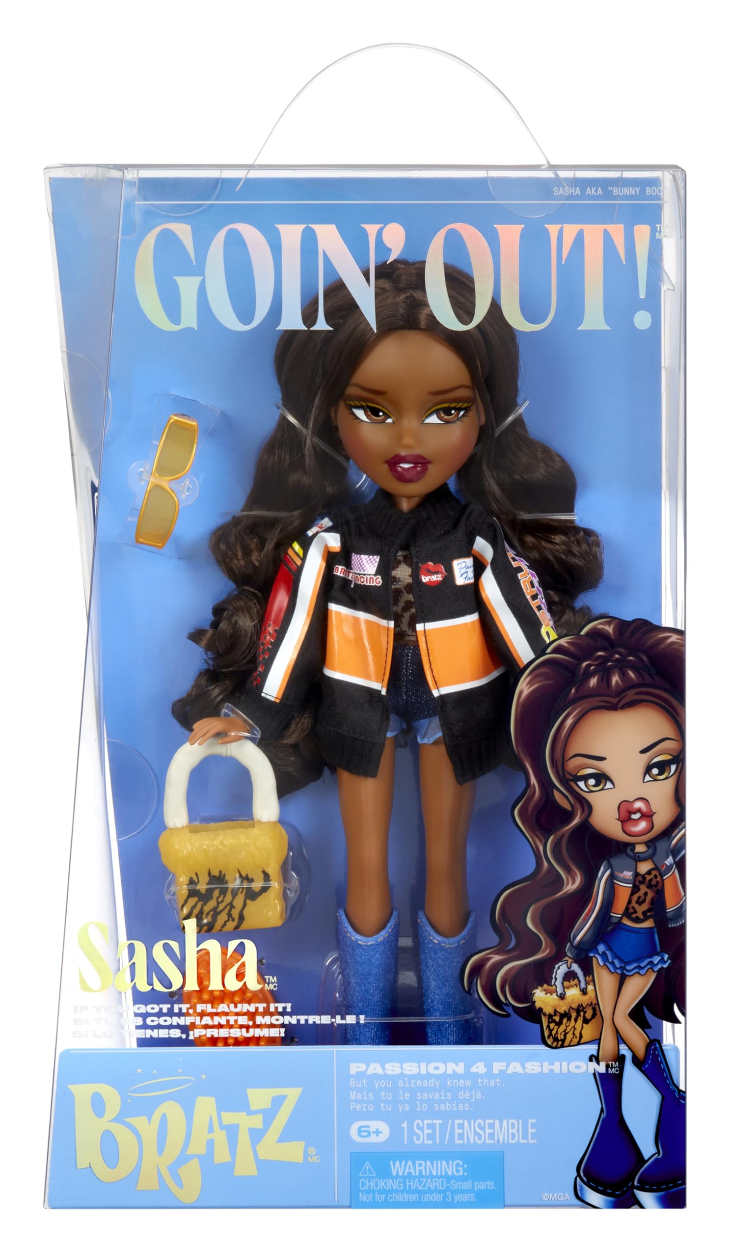 Bratz Goin' Out! Sasha Street Couture Fashion Doll with Accessories 1