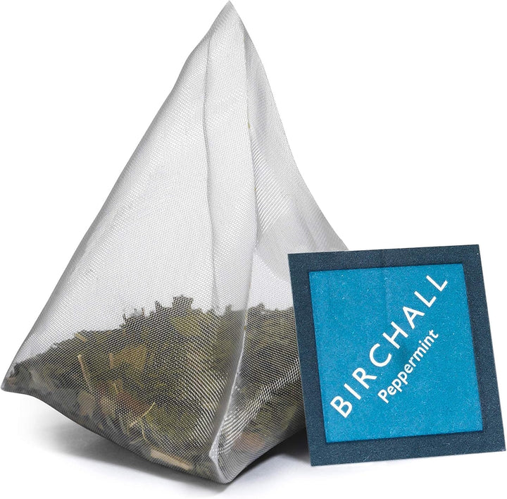 Birchall Peppermint Tea Gift Set - Caffeine Free Herbal Tea with 80 Plant-Based Tea Bags