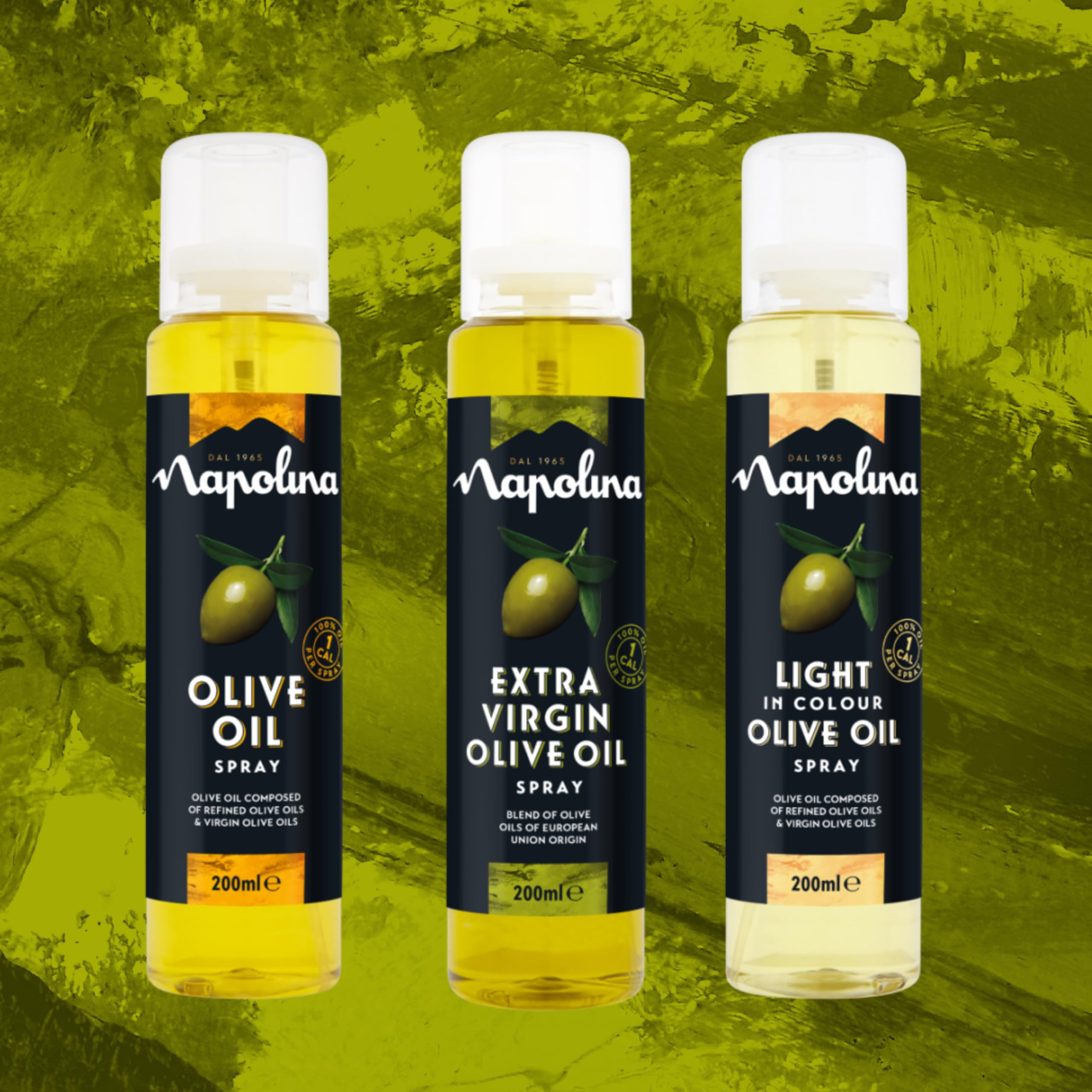 Napolina Extra Virgin Olive Oil Spray - 100% Pure EVOO, 200 ml Spray Can 2