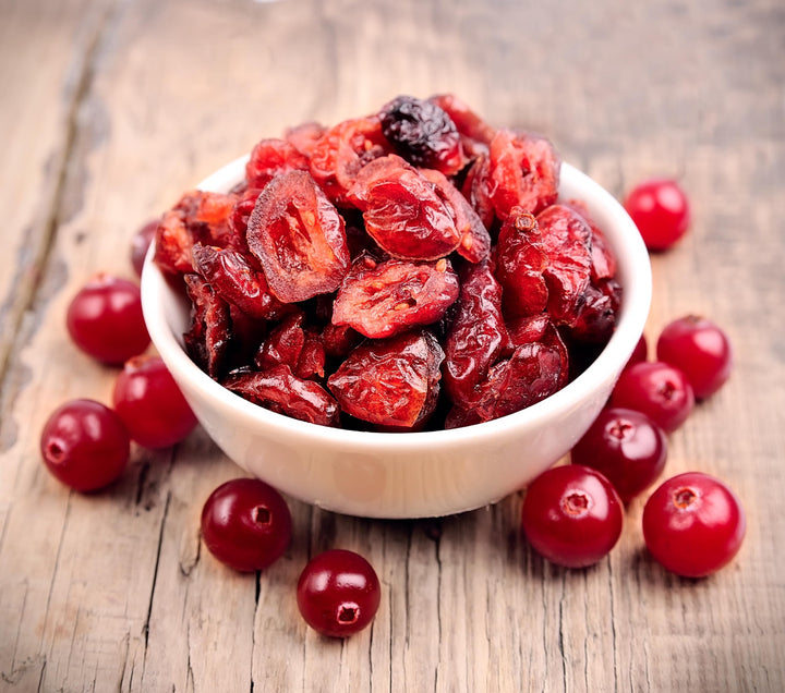 Mundo Feliz Organic Dried Cranberries 5 x 100g - Unsweetened, No Sulphur, with Apple Juice Concentrate
