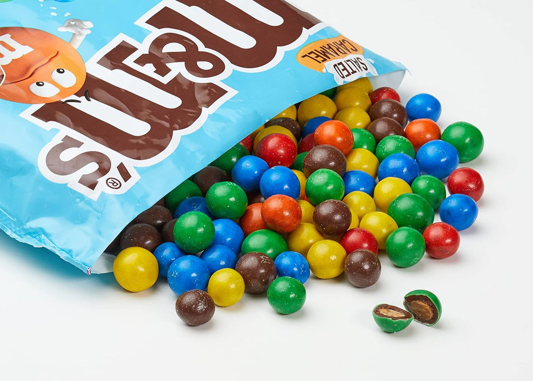 M&M's Salted Caramel & Milk Chocolate Party Bulk Bag - 800g Chocolate Snack Gift