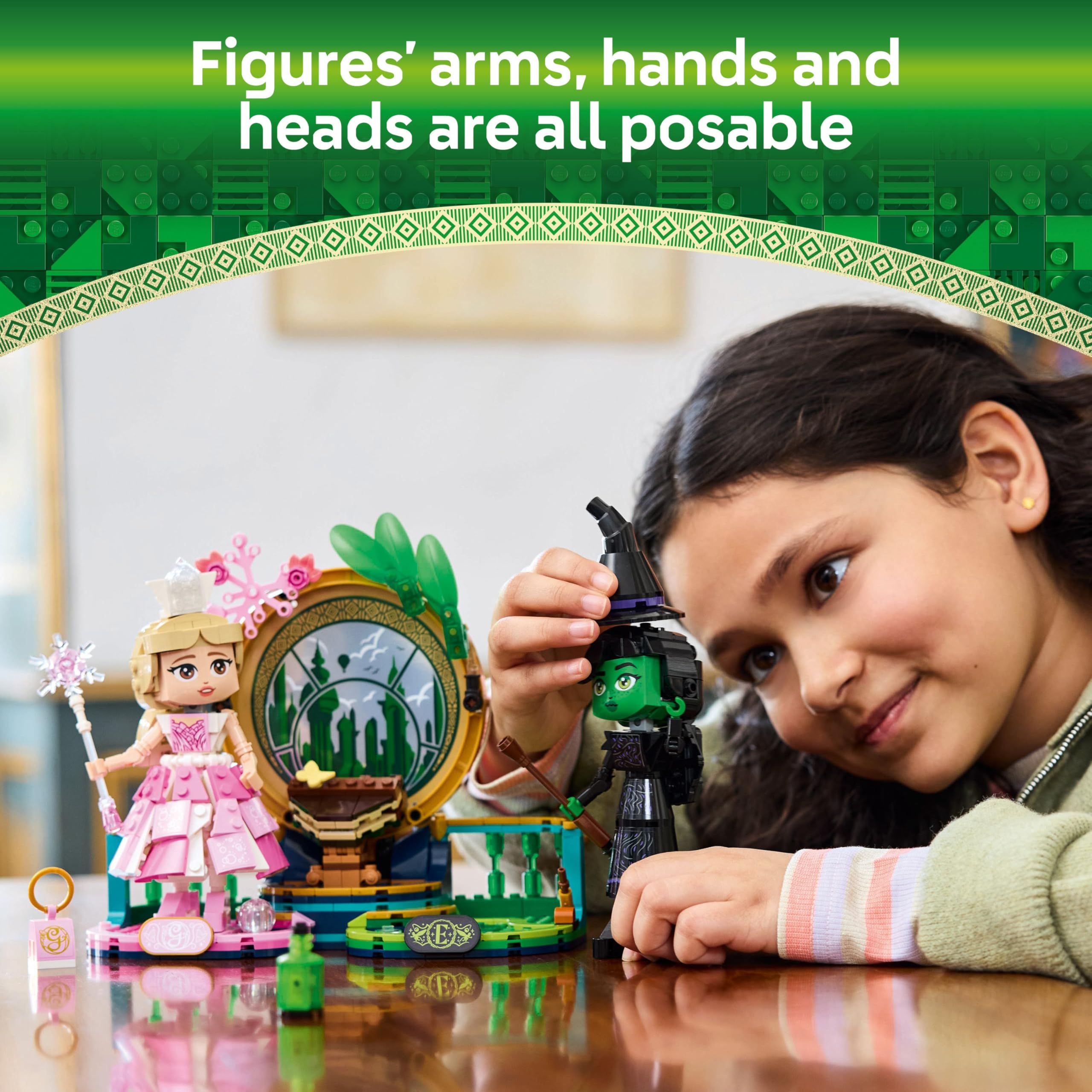 LEGO Disney Wicked Elphaba & Glinda Figures Building Set | Ages 10+ | Model 75682 5