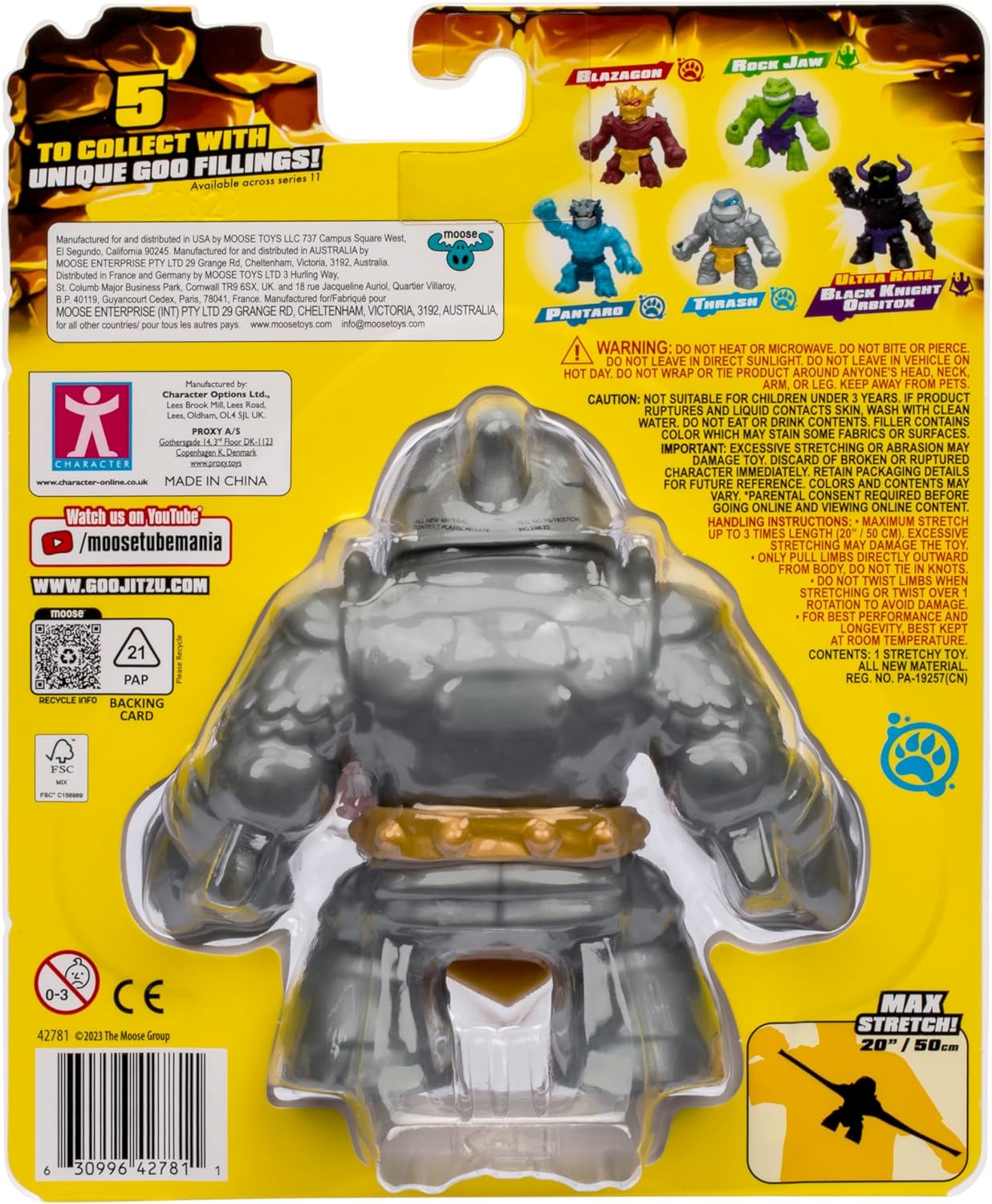 Heroes of Goo Jit Zu Stretch Strikers - Thrash Action Figure (Ages 4+) 4