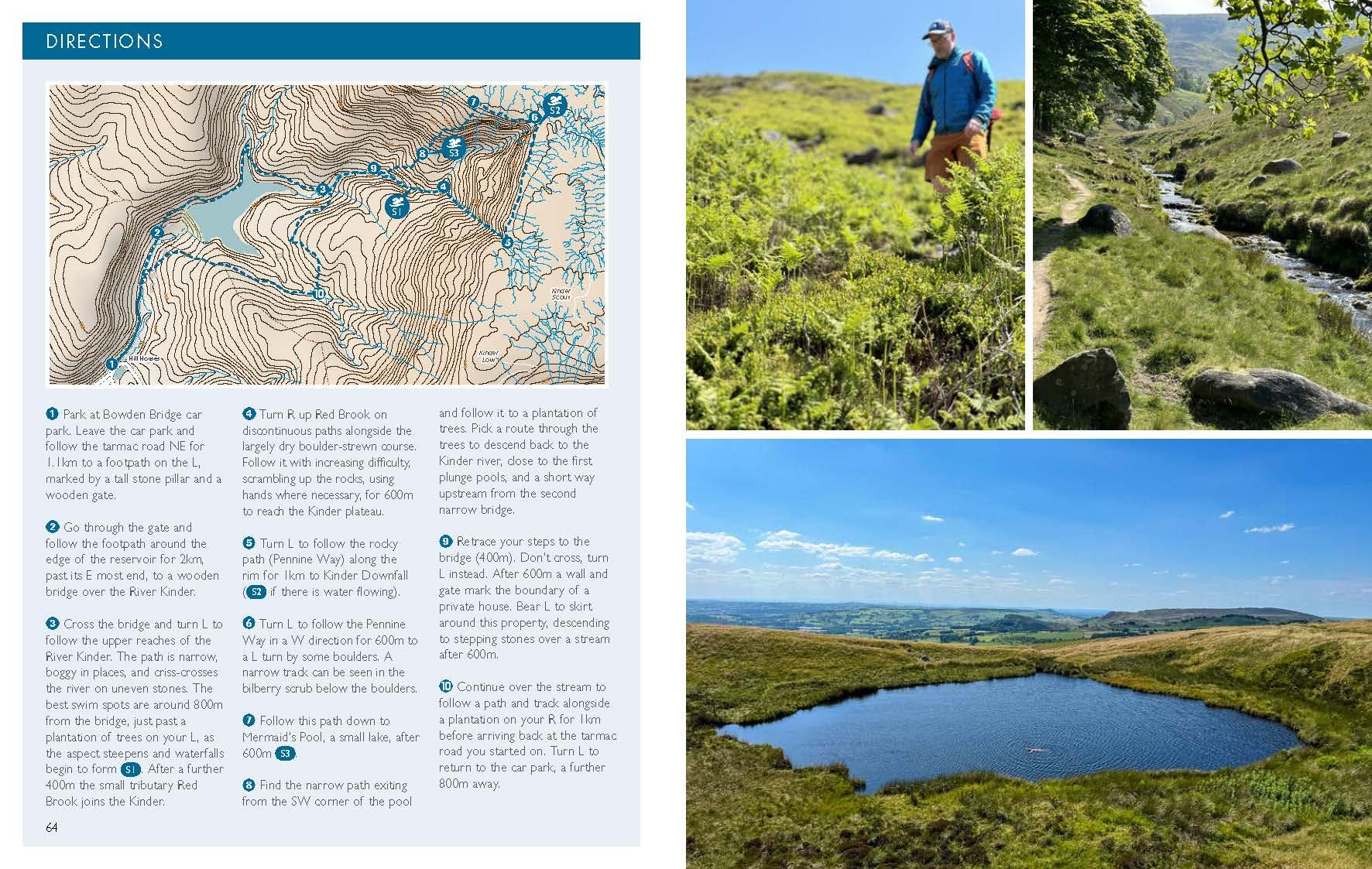 Wild Things Publishing Wild Swimming Walks Peak District: 28 Lake, River & Waterfall Days Out Paperback 8