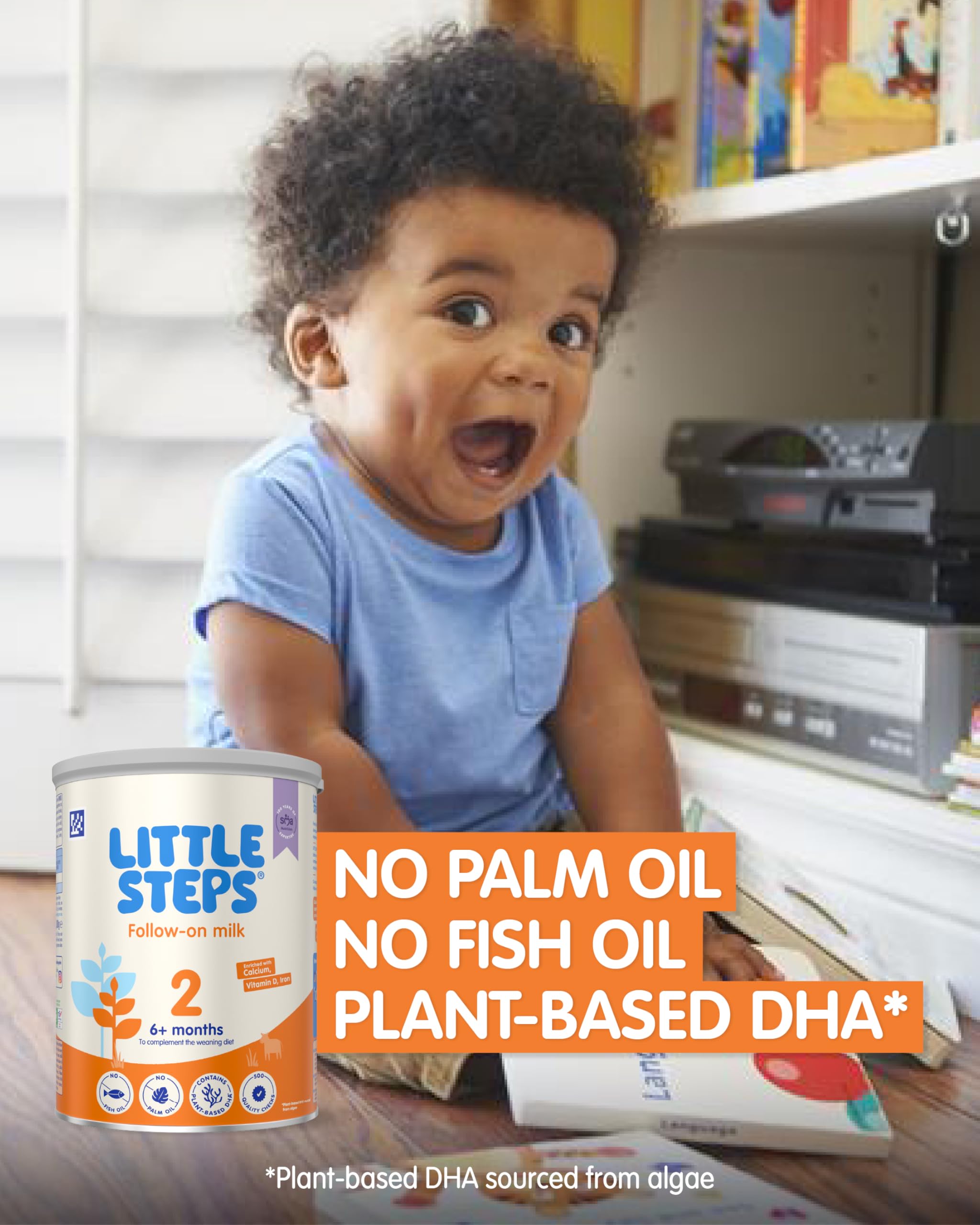 LITTLE STEPS Stage 2 Follow-on Baby Milk Formula Powder - From 6-12 Months, 800g 3
