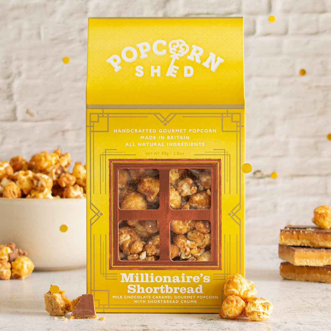 Popcorn Shed Millionaire's Shortbread Gourmet Popcorn Gift Box