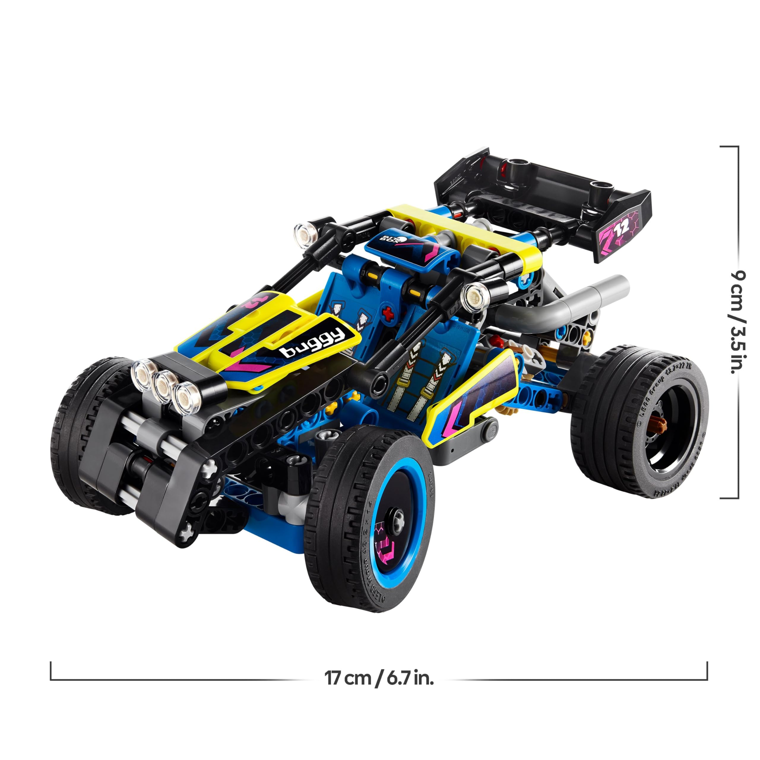 LEGO Technic Off-Road Race Buggy 42164 Building Set | 4-Cylinder Engine | Ages 8+ 6