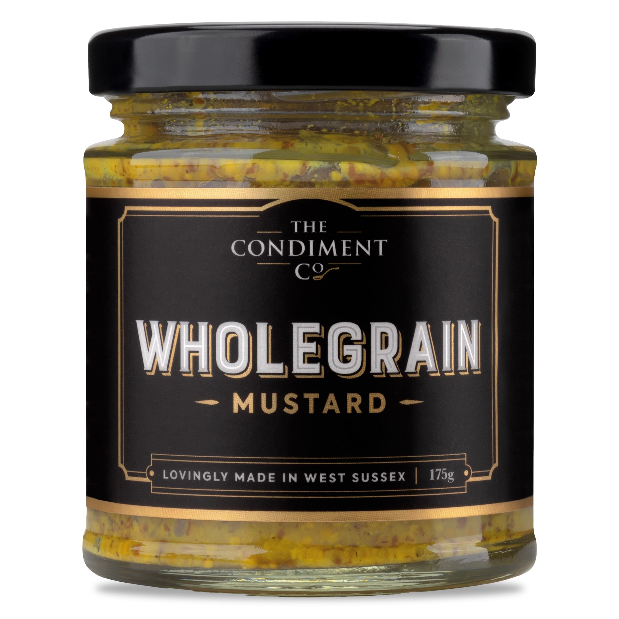 The Condiment Company Wholegrain Mustard - Bold Flavor | 175g Jar
