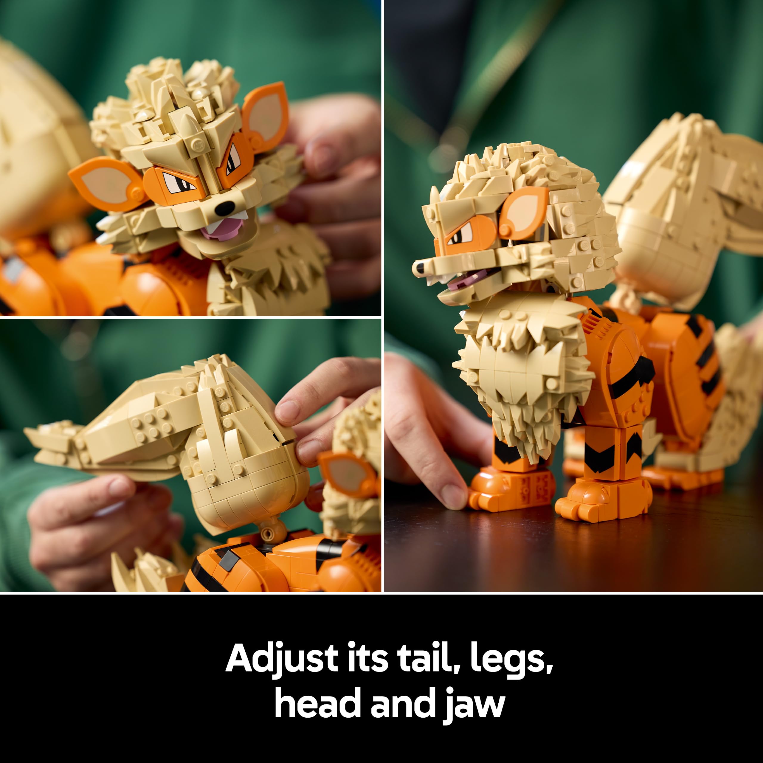 LEGO Pokémon Arcanine Building Set - Adult Collectible Model | 72160 | Ages 18+ 4