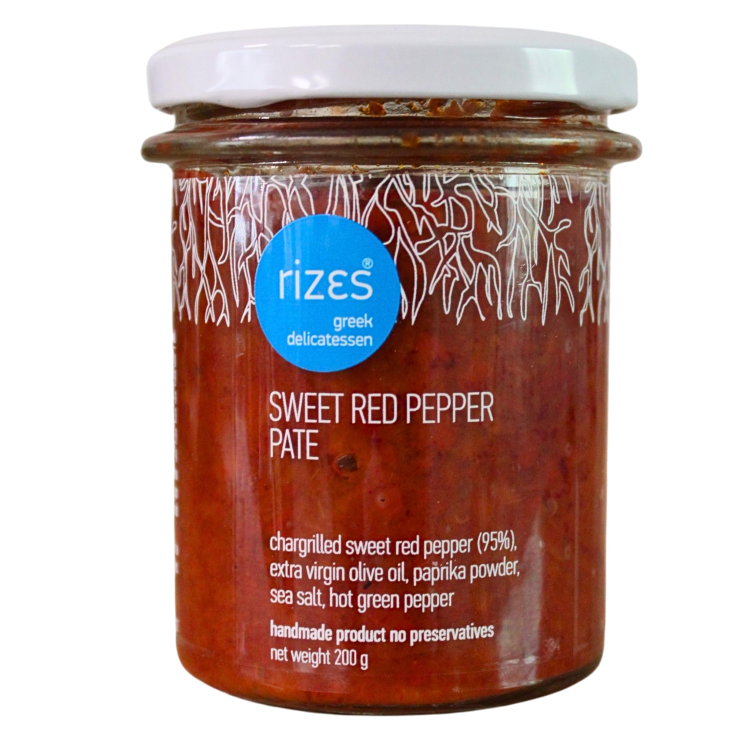 Rizes Greek Delicatessen Sweet Red Pepper Paste - Smoky & Spiced | 200g 1