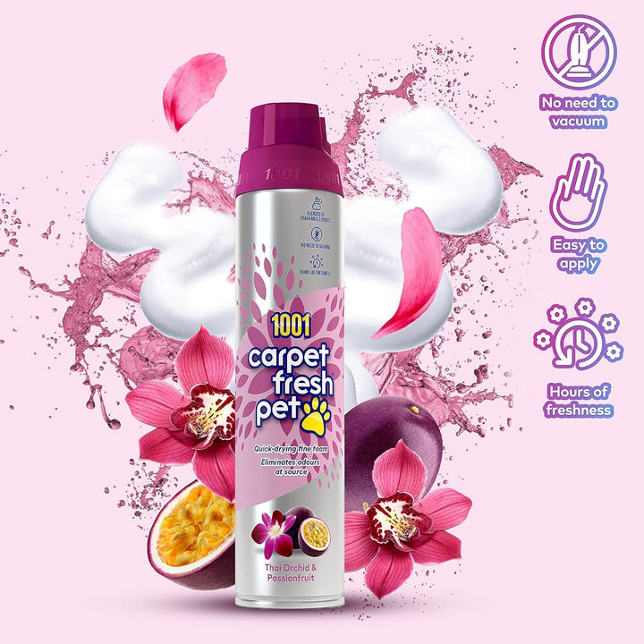 1001 Carpet Fresh Pet - Thai Orchid & Passionfruit - 300ml