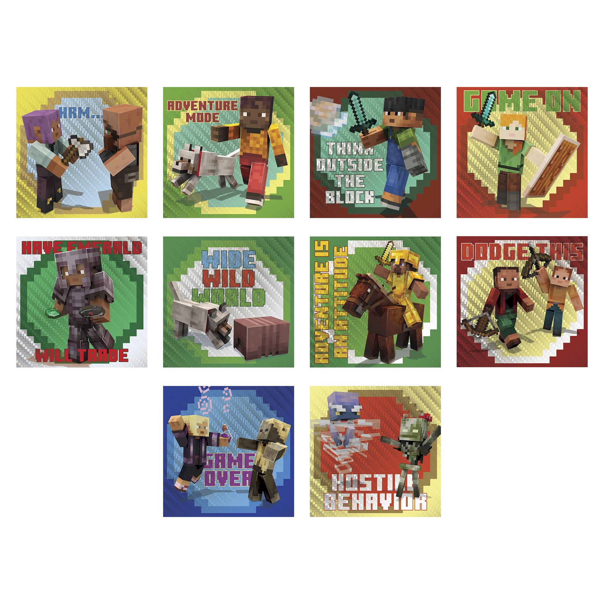 Panini Minecraft Stay Adventurous Sticker Collection - 36 Packs 6