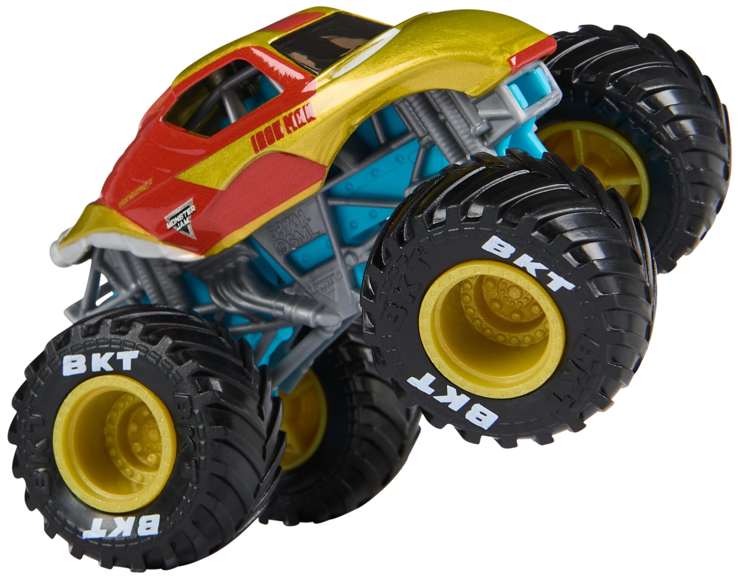 Monster Jam Marvel Iron Man vs War Machine Die-Cast Truck 2-Pack - 1:64 Scale 4