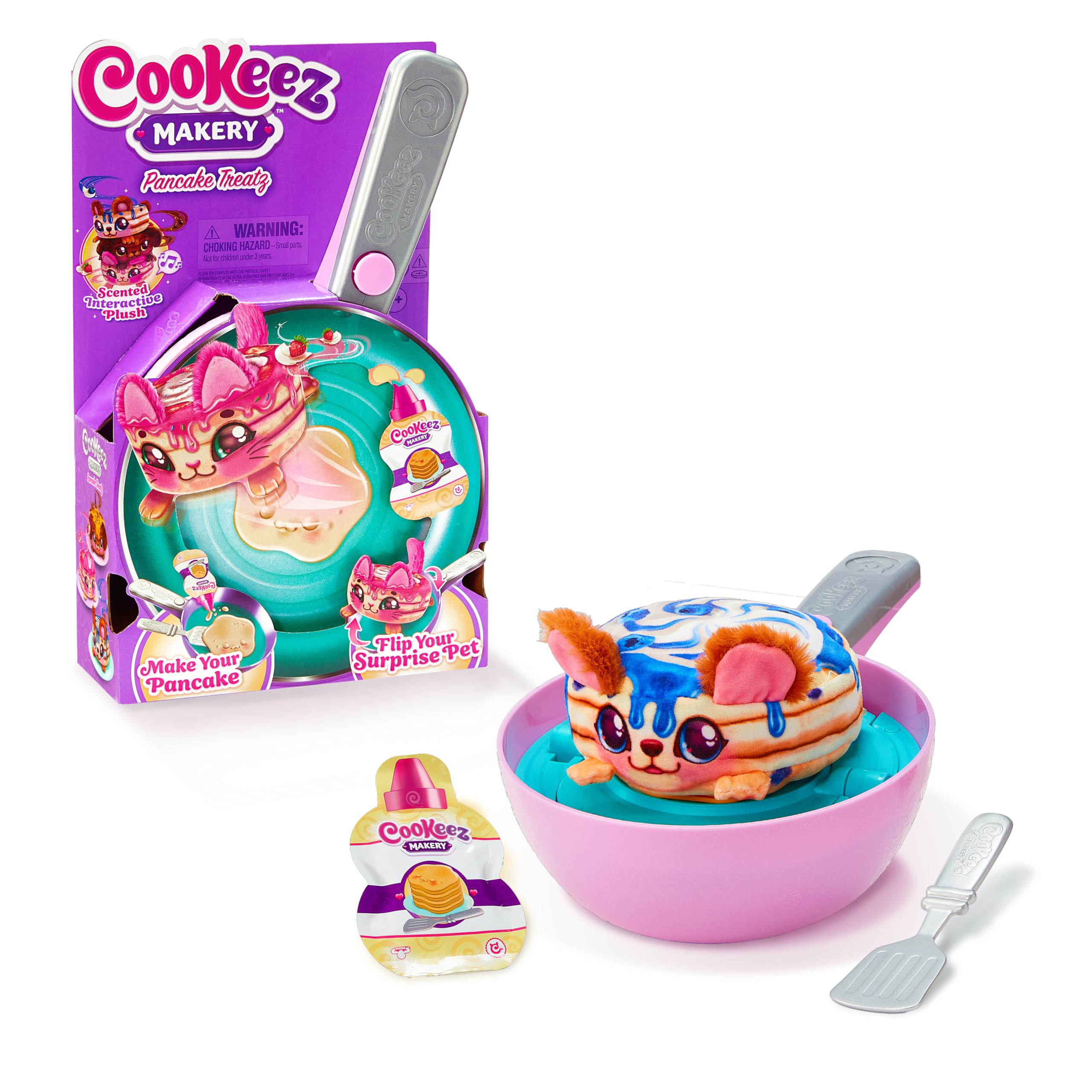 Cookeez Makery Pancake Treatz - Interactive Scented Plush Surprise for Ages 5+ 1