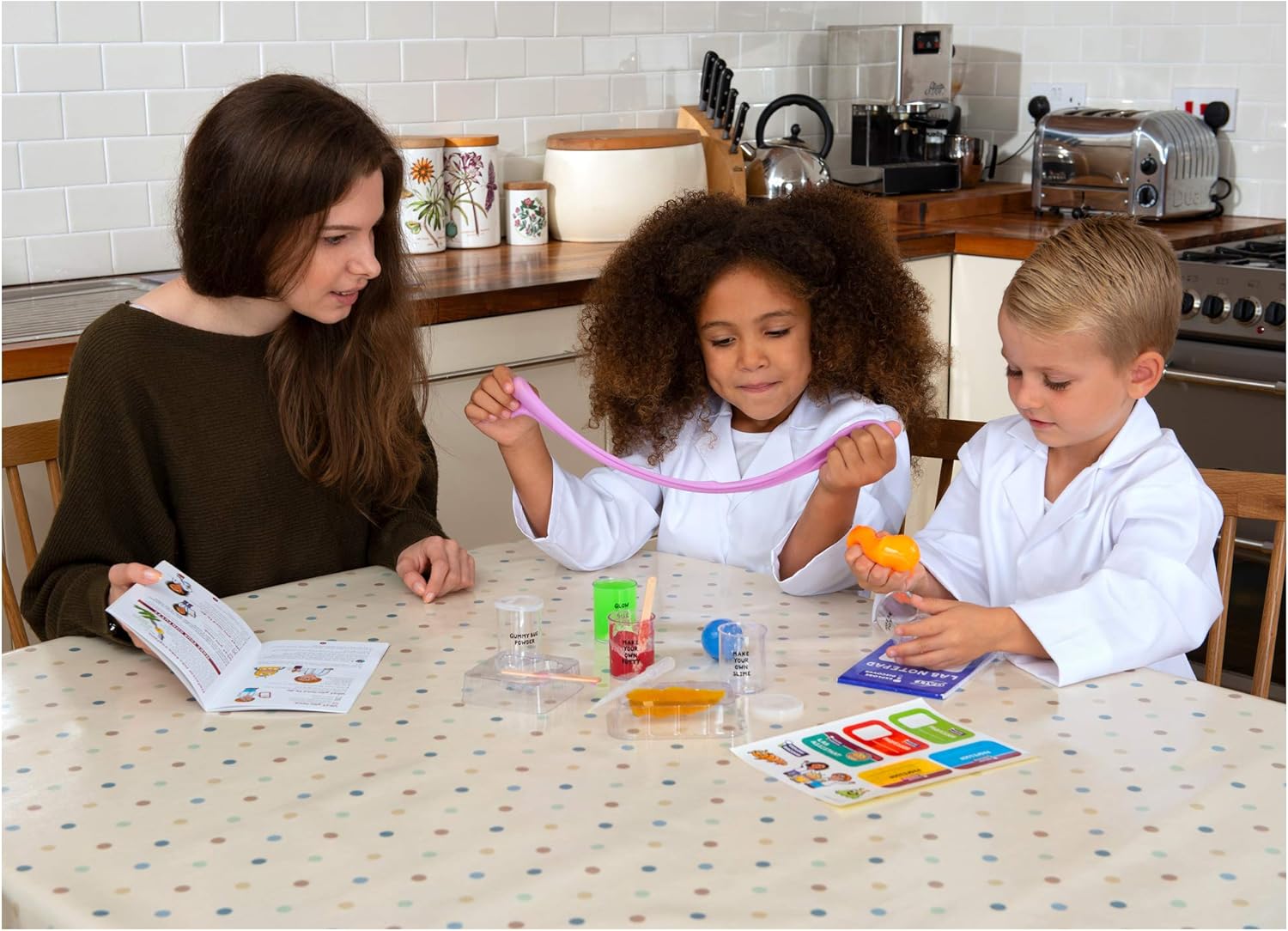 Galt Slime Lab Science Kit - STEM Learning Slime & Putty Experiments for Kids 5+ 2